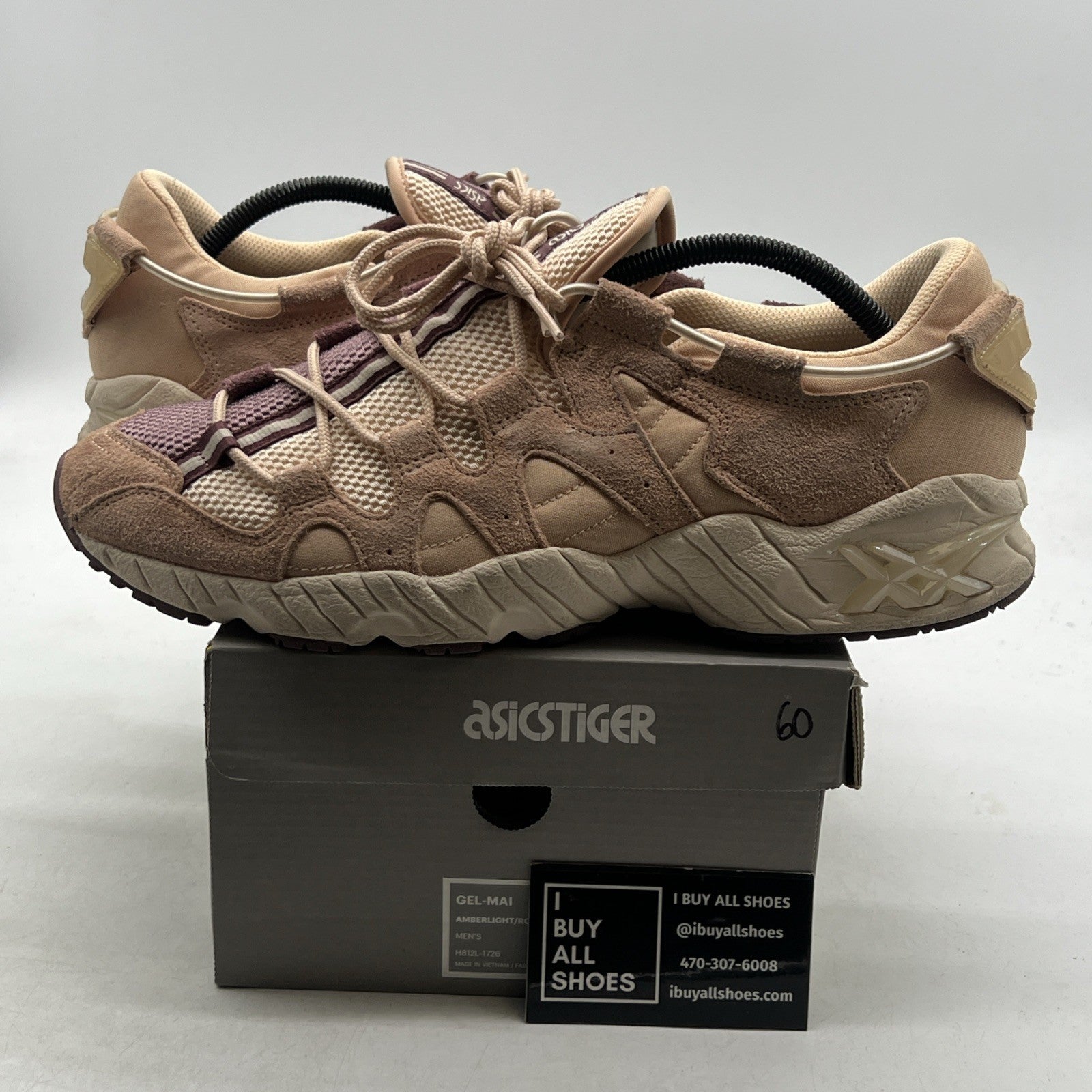 Size 11.5 - Asics Gel Mai Amberlight Rose Taupe Beige (H812L-1726)