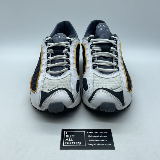 Size 10.5 - Nike Air Max Tailwind 4 Metro Grey Blue White Lather (AQ2567-001)