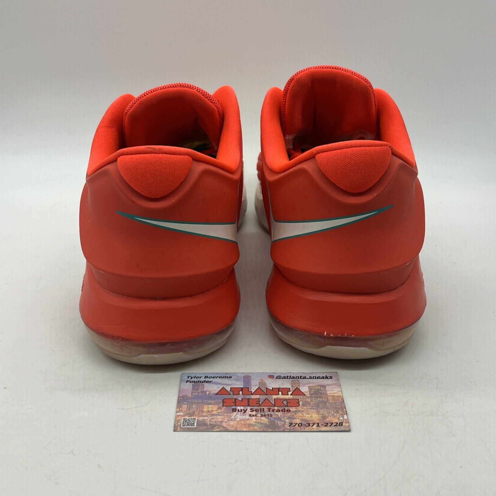 Size 14 - Nike KD 7 Xmas Egg Nog Crimson White (707560-613)