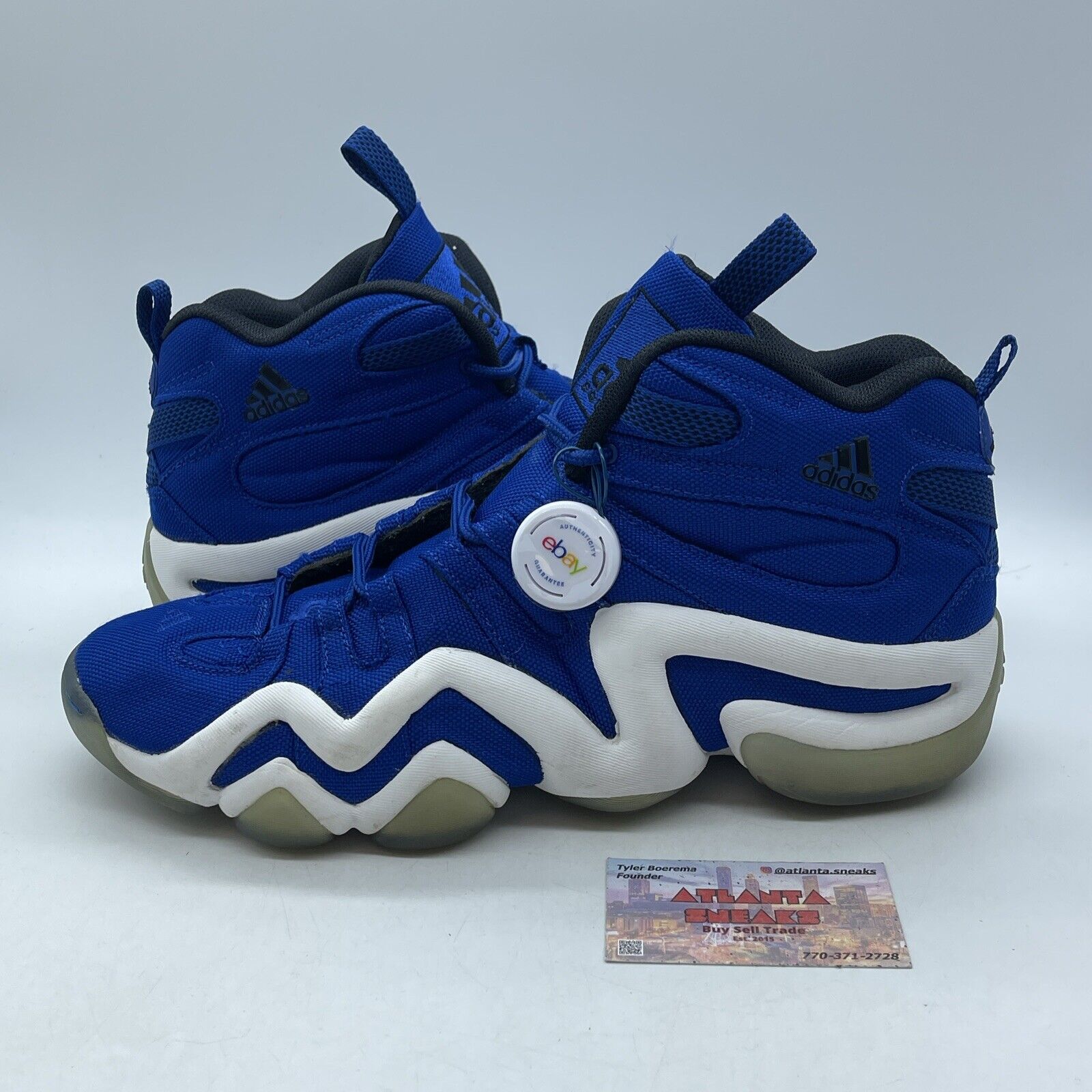 Size 13 - adidas Crazy 8 Blue White Suede Leather (S84004)