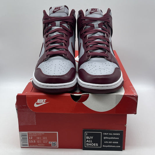 Size 12 - Nike Dunk High Dark Beetroot Grey Purple Leather (DD1399-600)