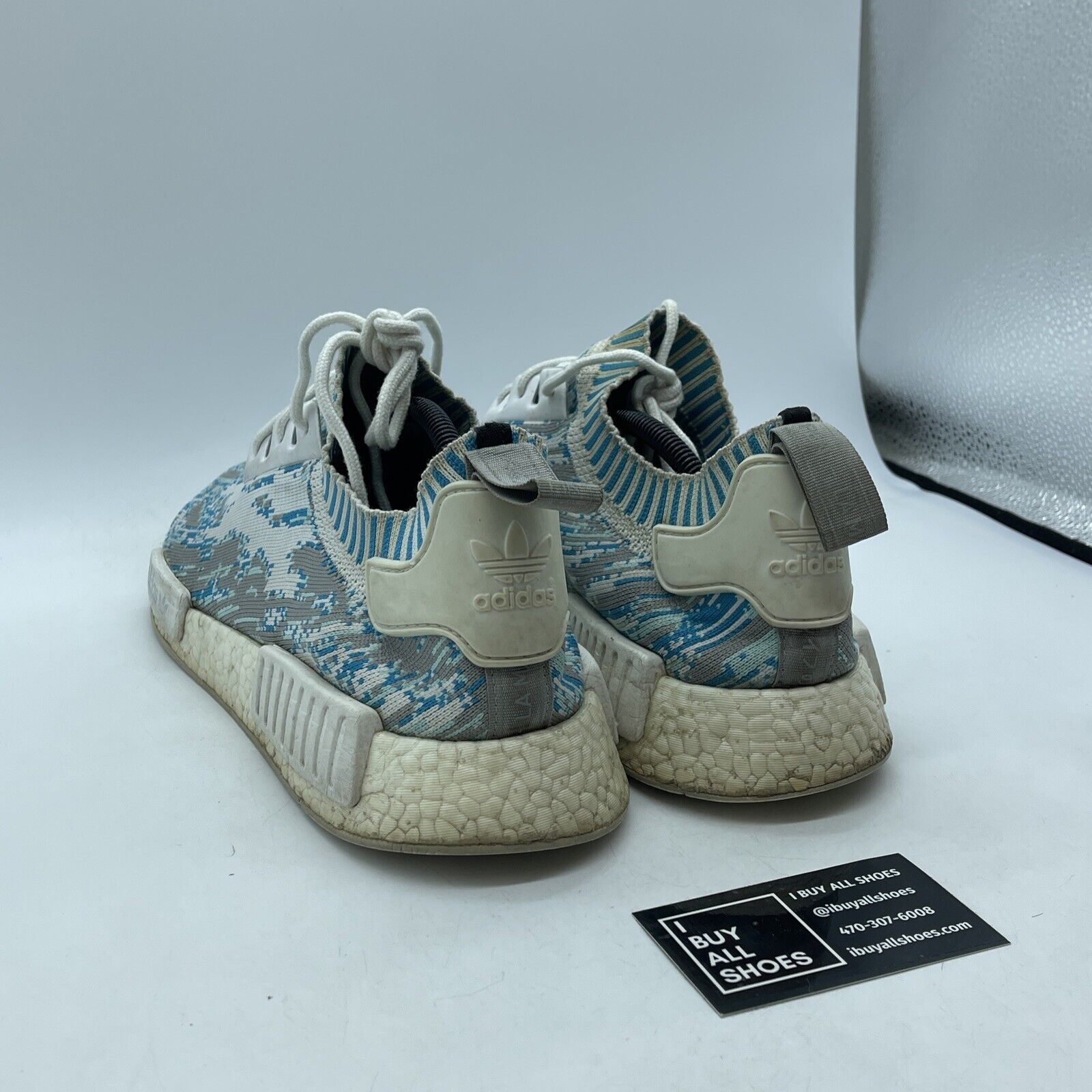 Size 11.5 - adidas Sneakersnstuff x NMD_R1 Primeknit Datamosh Suede (BB6364)