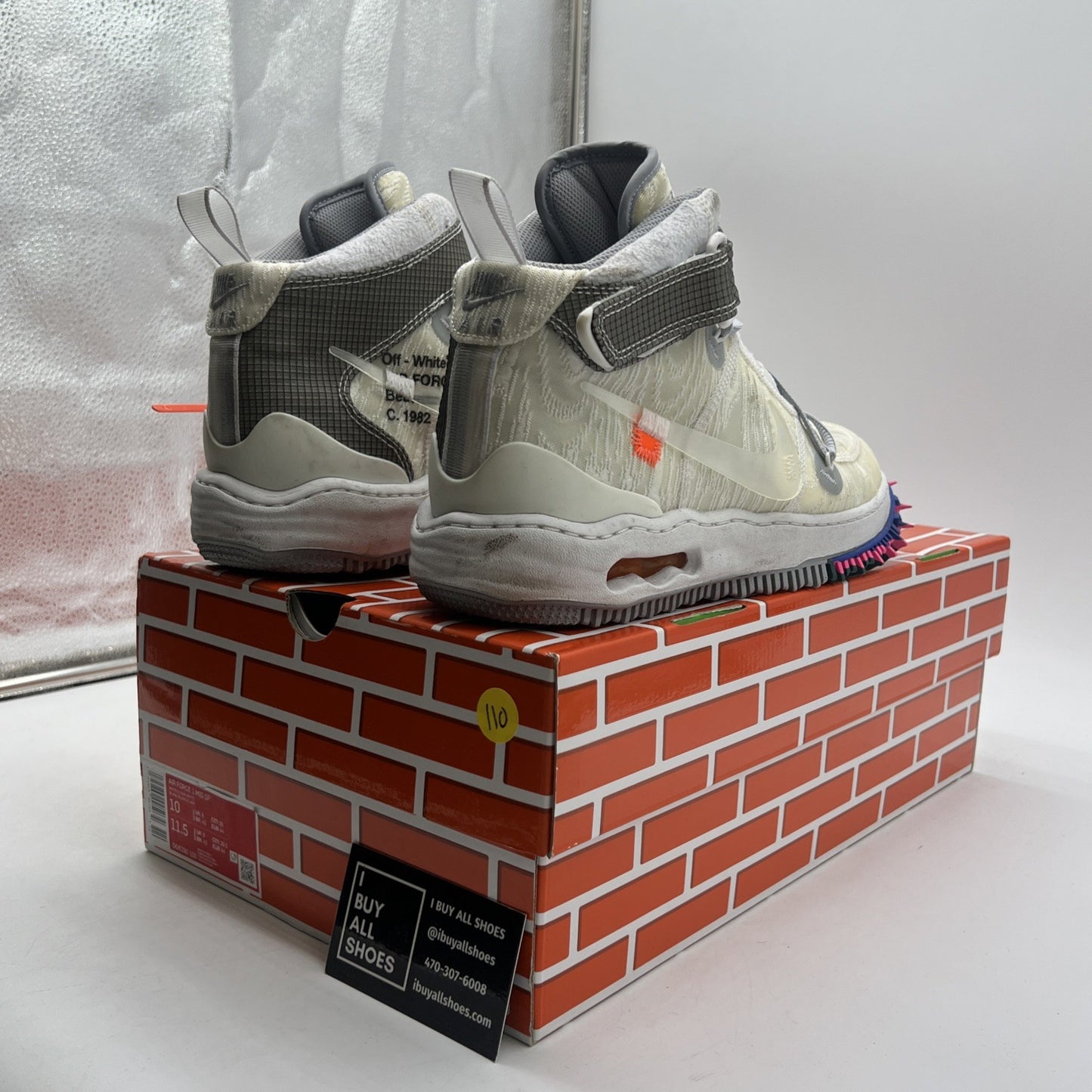 Size 10 - Nike Air Force 1 x Off-White White 2022 (DO6290-100)