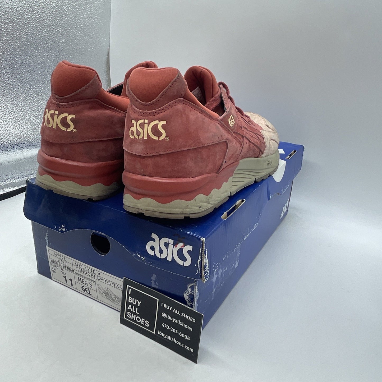 Size 11 - Gel-Lyte V Suede Toe Gel Light 5 Pink (H737L)
