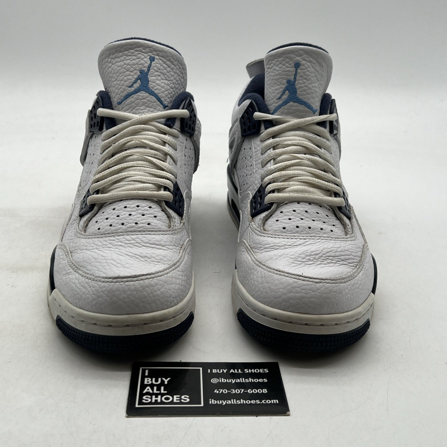 Size 9 - Air Jordan 4 Retro LS Columbia (314254-107)