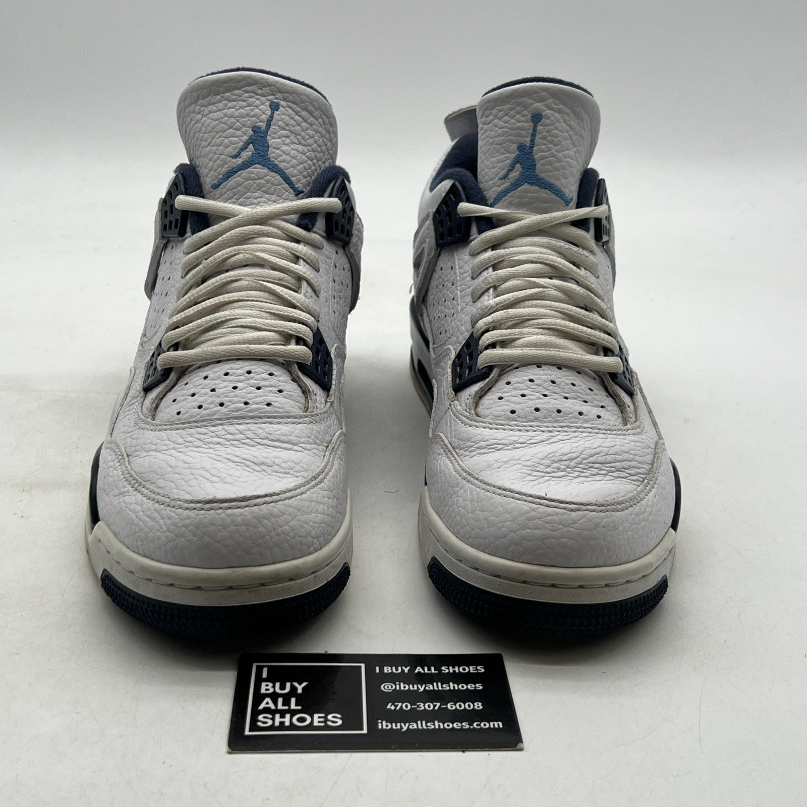 Size 9 - Air Jordan 4 Retro LS Columbia (314254-107)