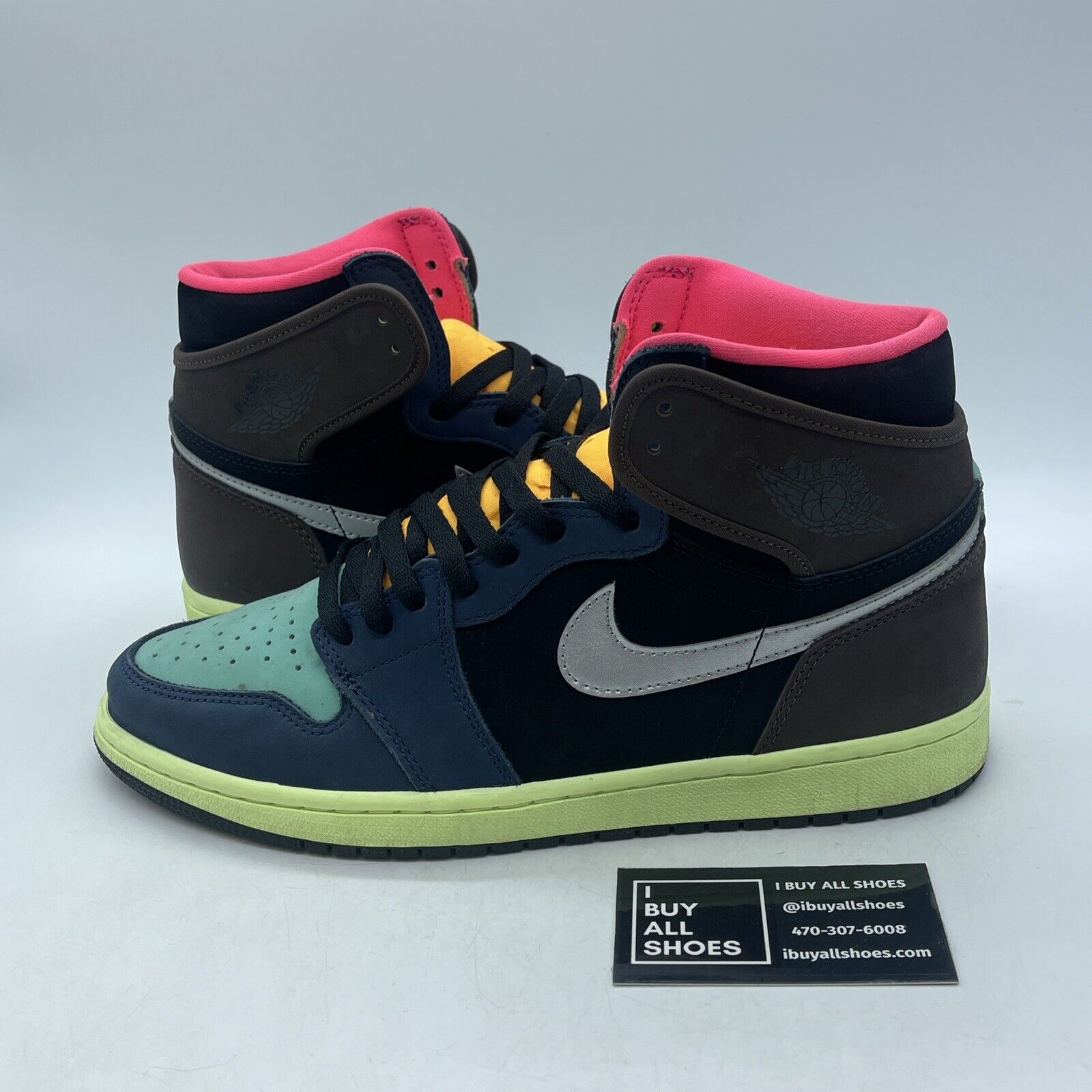 Size 10 - Jordan 1 Retro High Tokyo Bio Hack Suede Leather (555088-201)