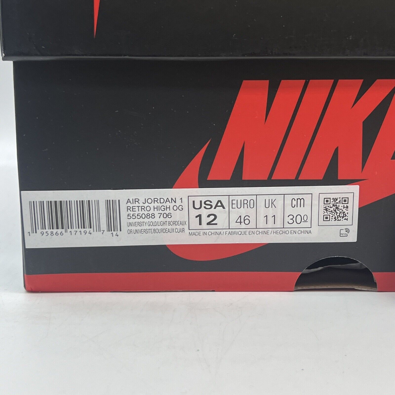 Size 12 - Jordan 1 Retro High OG Brotherhood 2022 Brand New Og All Yellow White