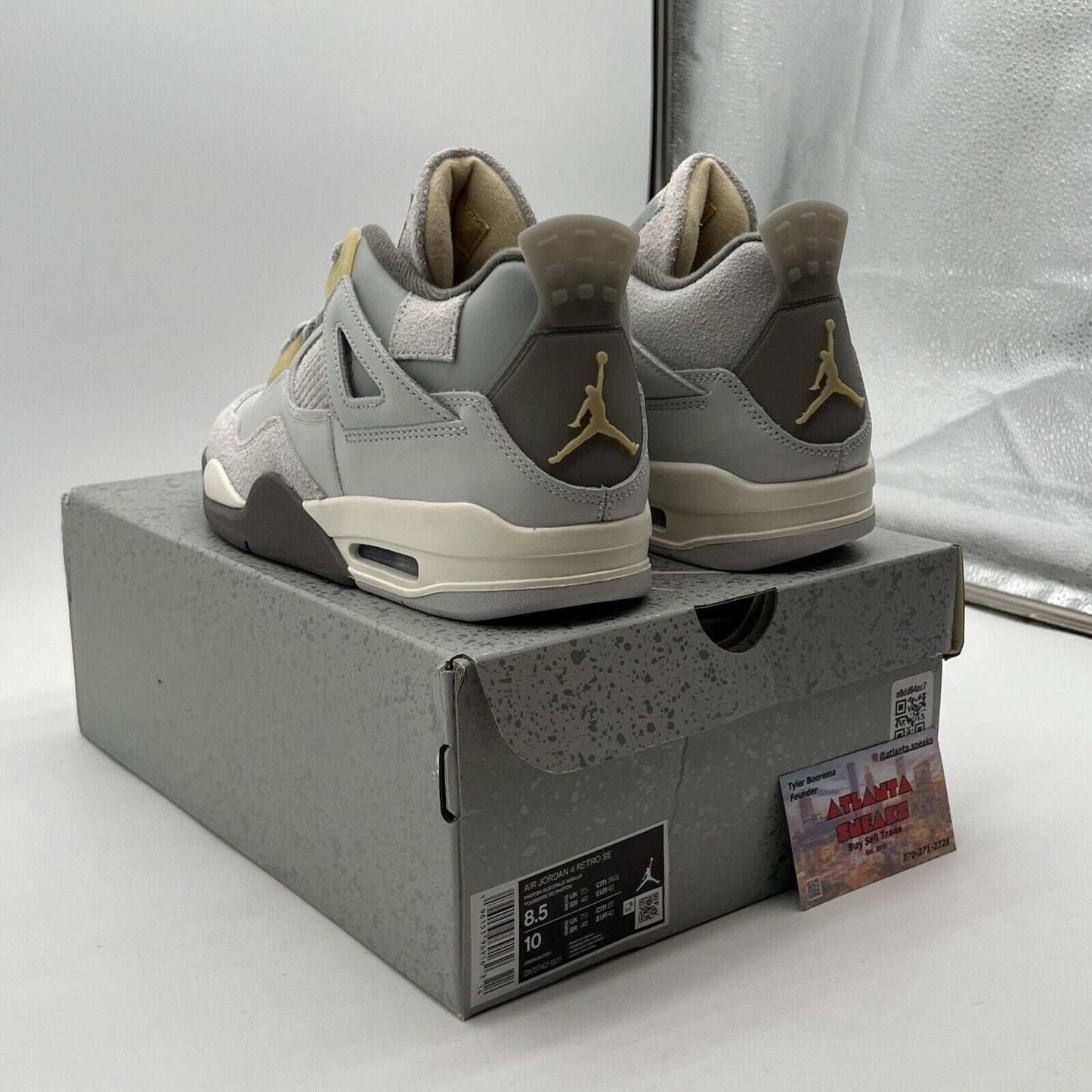 Size 8.5 - Air Jordan 4 Retro SE Low Craft (DV3742-021)