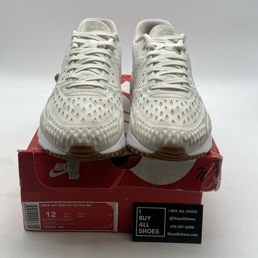 Size 12 - Nike Air Max 90 Ultra BR White (725222-100)