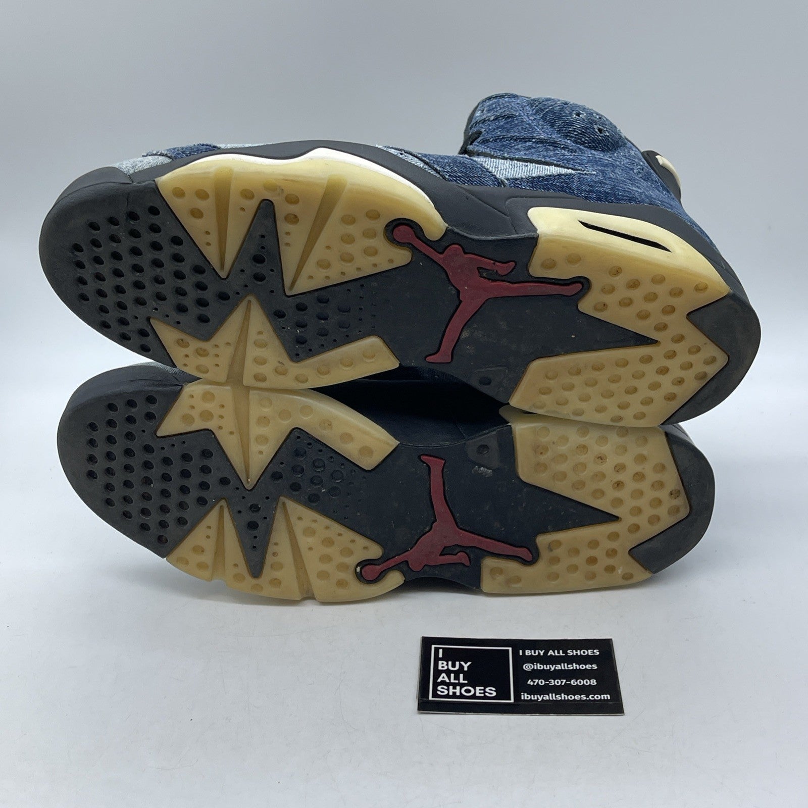 Size 12 - Air Jordan 6 Retro Washed Denim Blue Black Suede (CT5350-401)