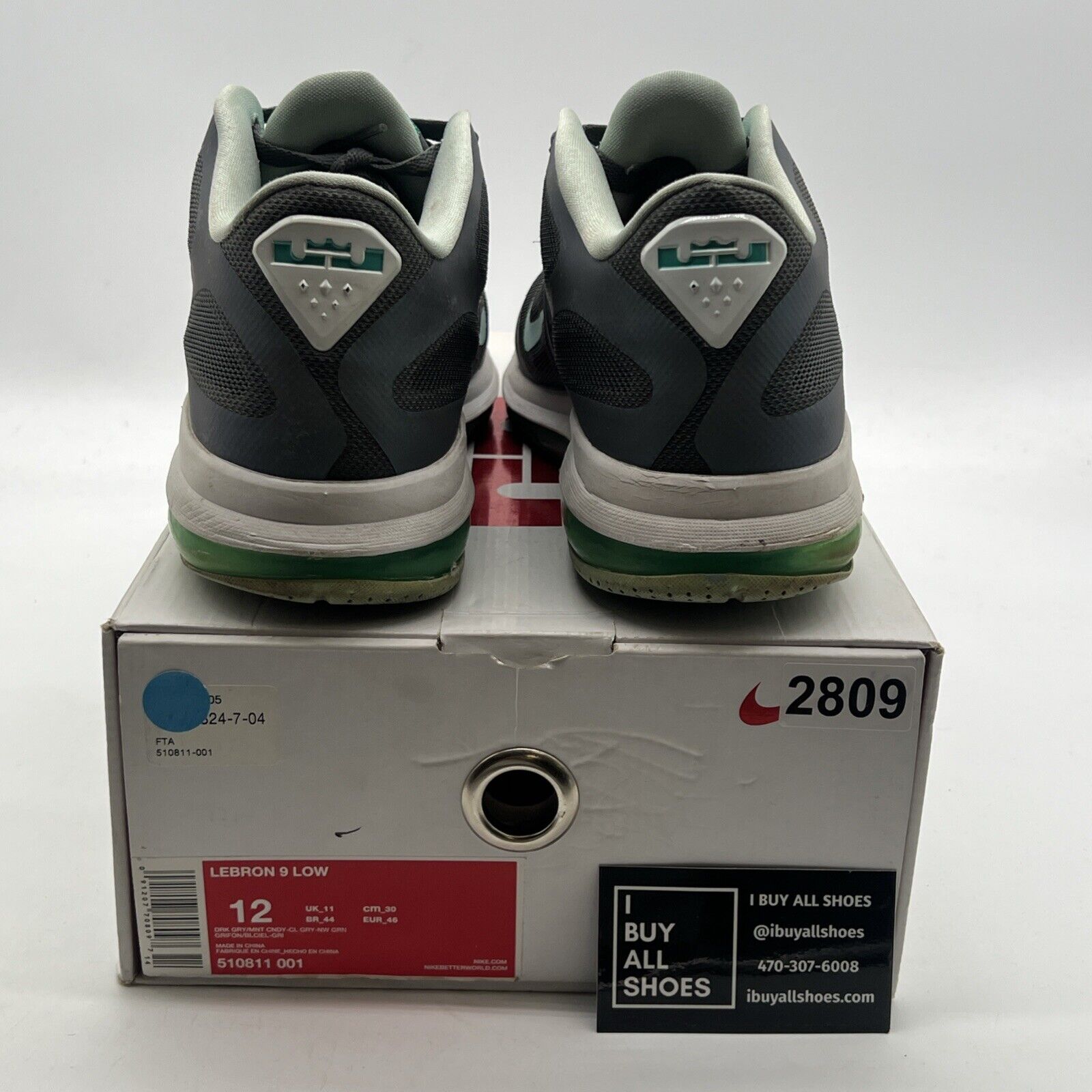 Size 12 - Nike LeBron 9 Low Easter (510811-001)