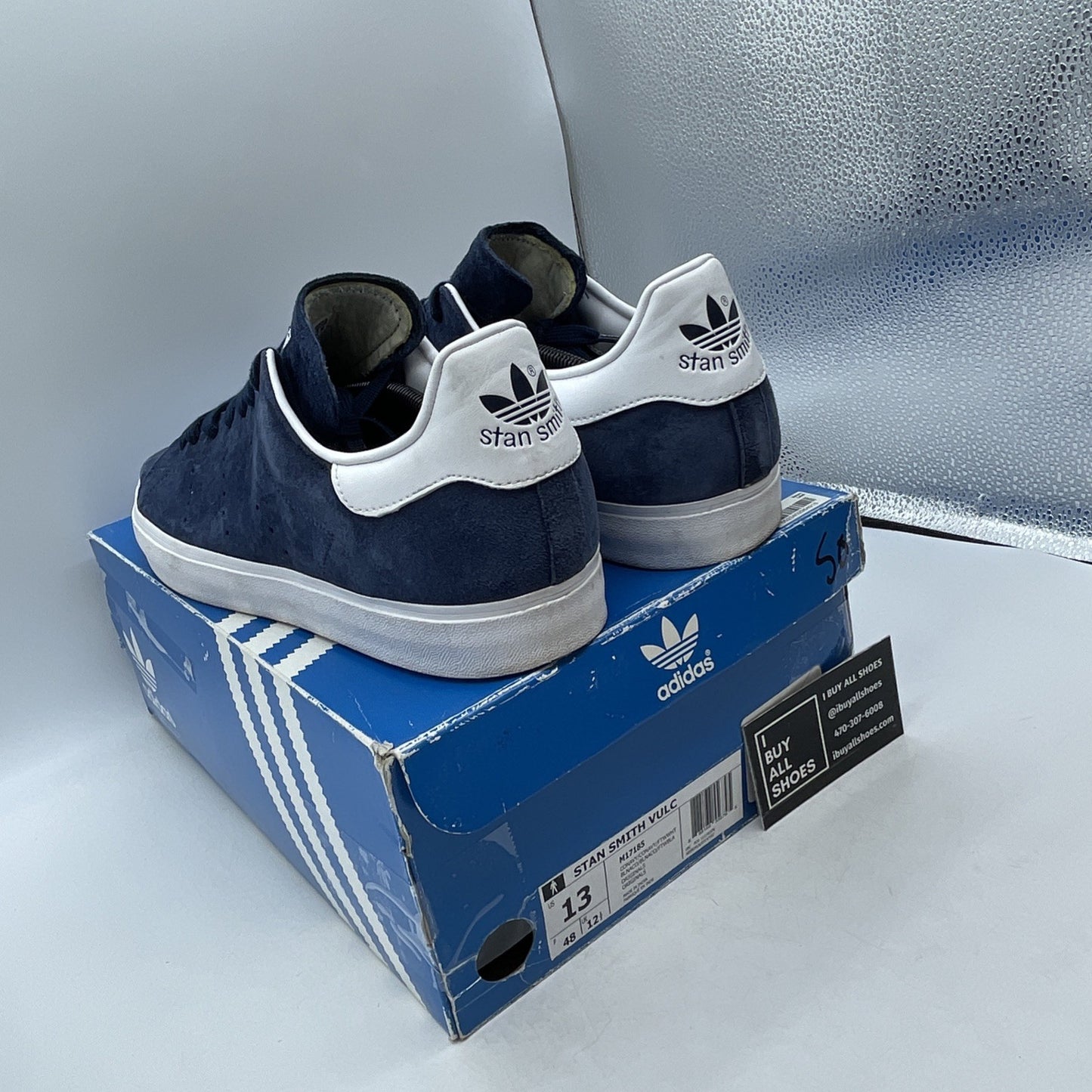 Size 13 - Adidas Stan Smith Vulc Blue (M17185)