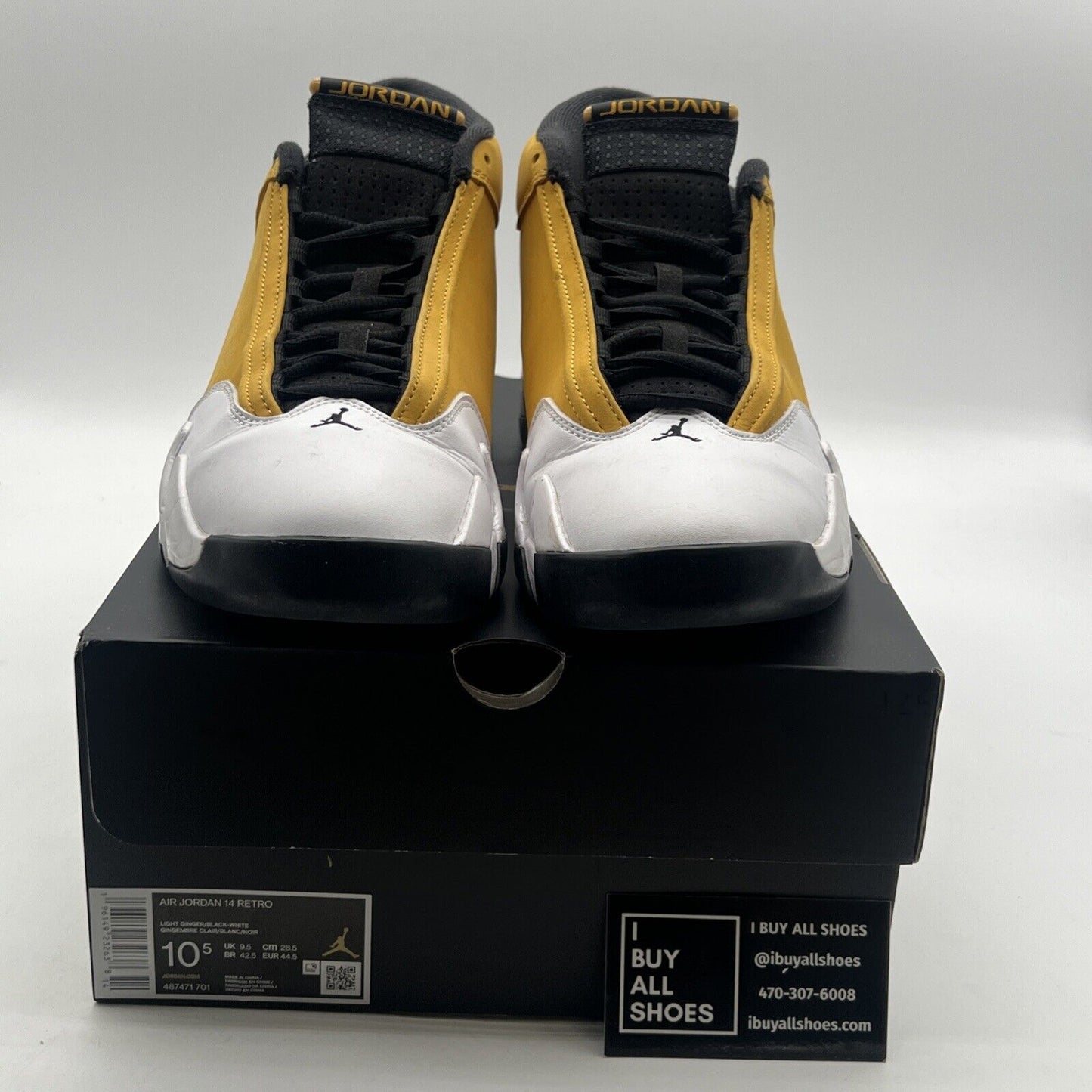 Size 10.5 - Air Jordan 14 Retro Light Ginger 2022 (487471-701)