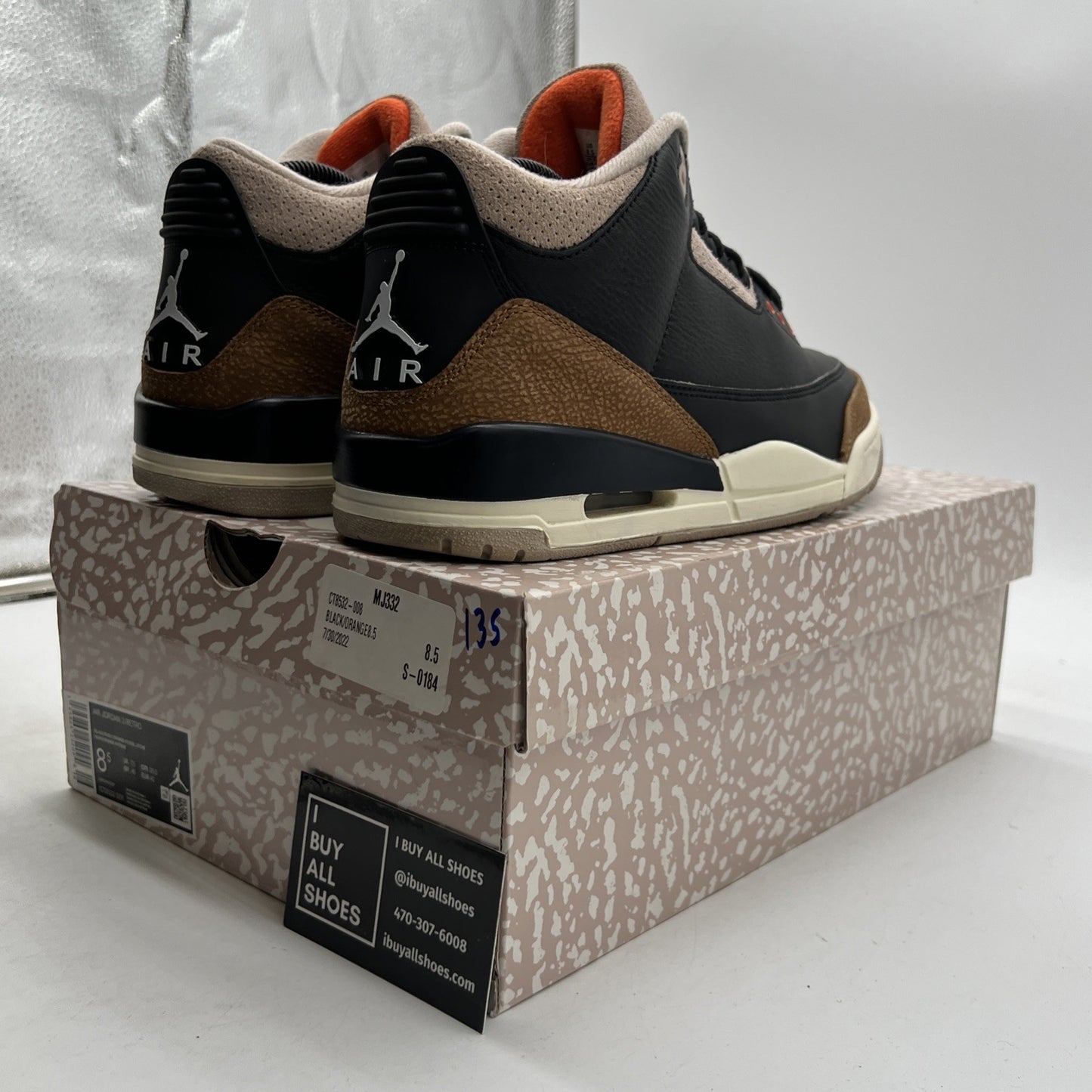 Size 8.5 - Air Jordan 3 Retro Mid Desert Elephant (CT8532-008)