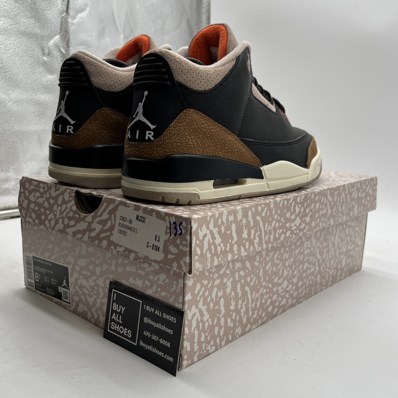 Size 8.5 - Air Jordan 3 Retro Mid Desert Elephant (CT8532-008)