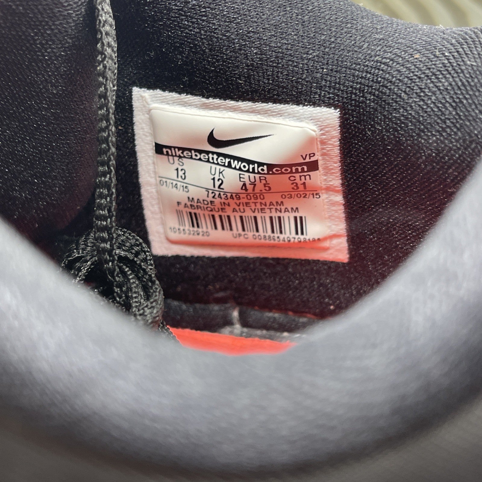 Size 13 - Nike KD 7 Rose Gold Black Leather (724349-090)