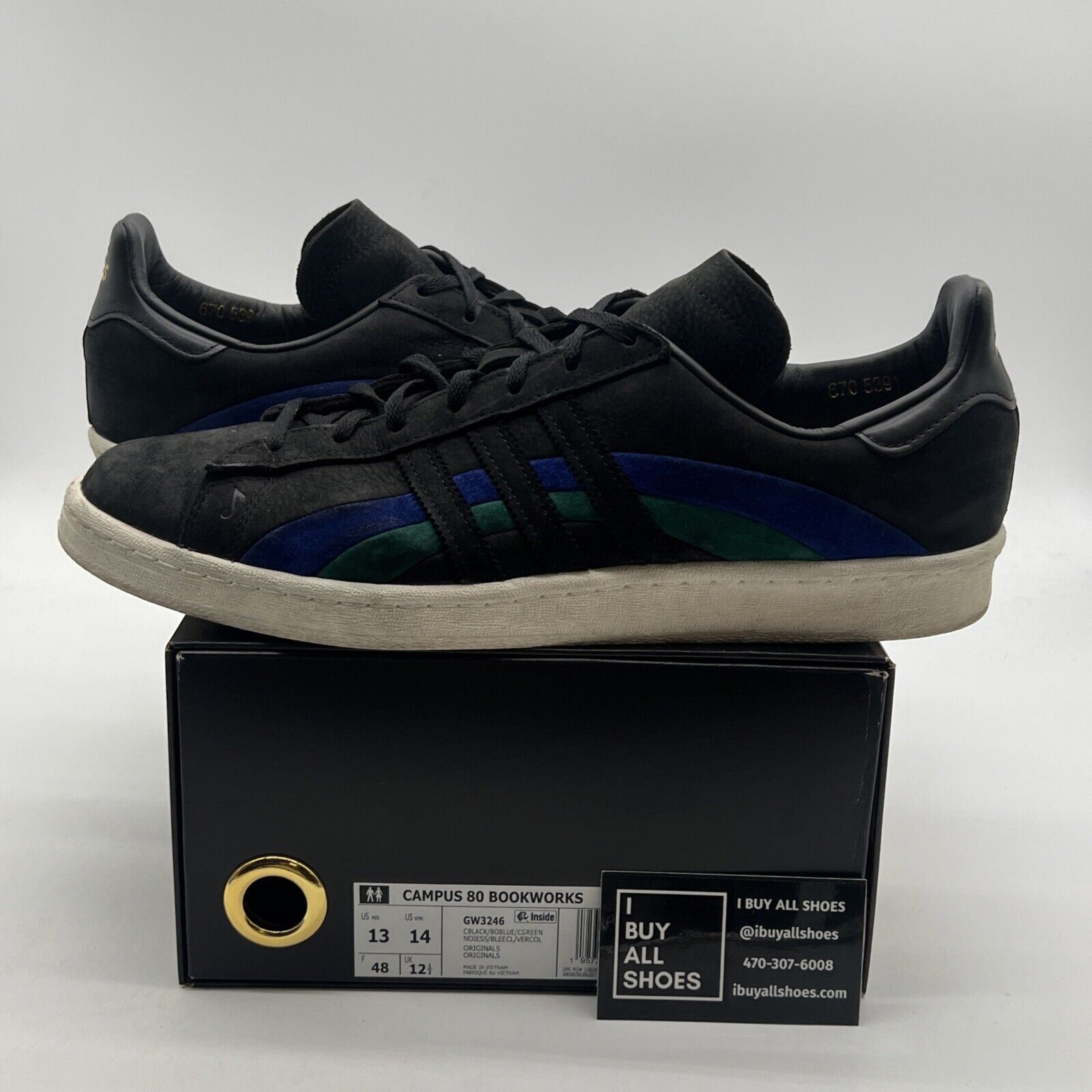 Size 13 - Adidas Book Works x Campus 80s Jazz (GW3246)