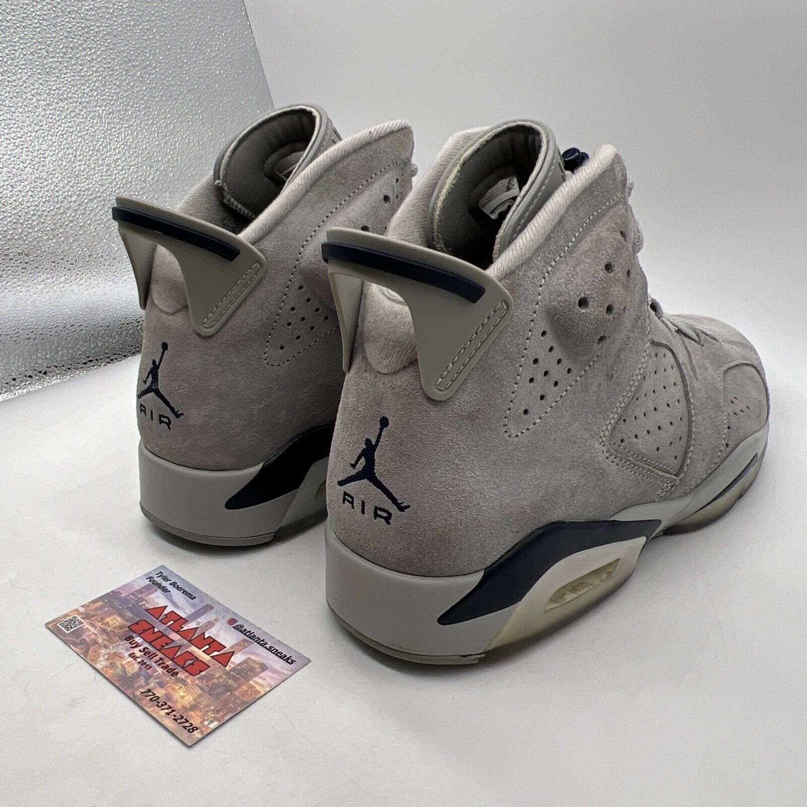 Size 11 - Jordan 6 Retro Mid Georgetown Grey Suede (CT8529-012)