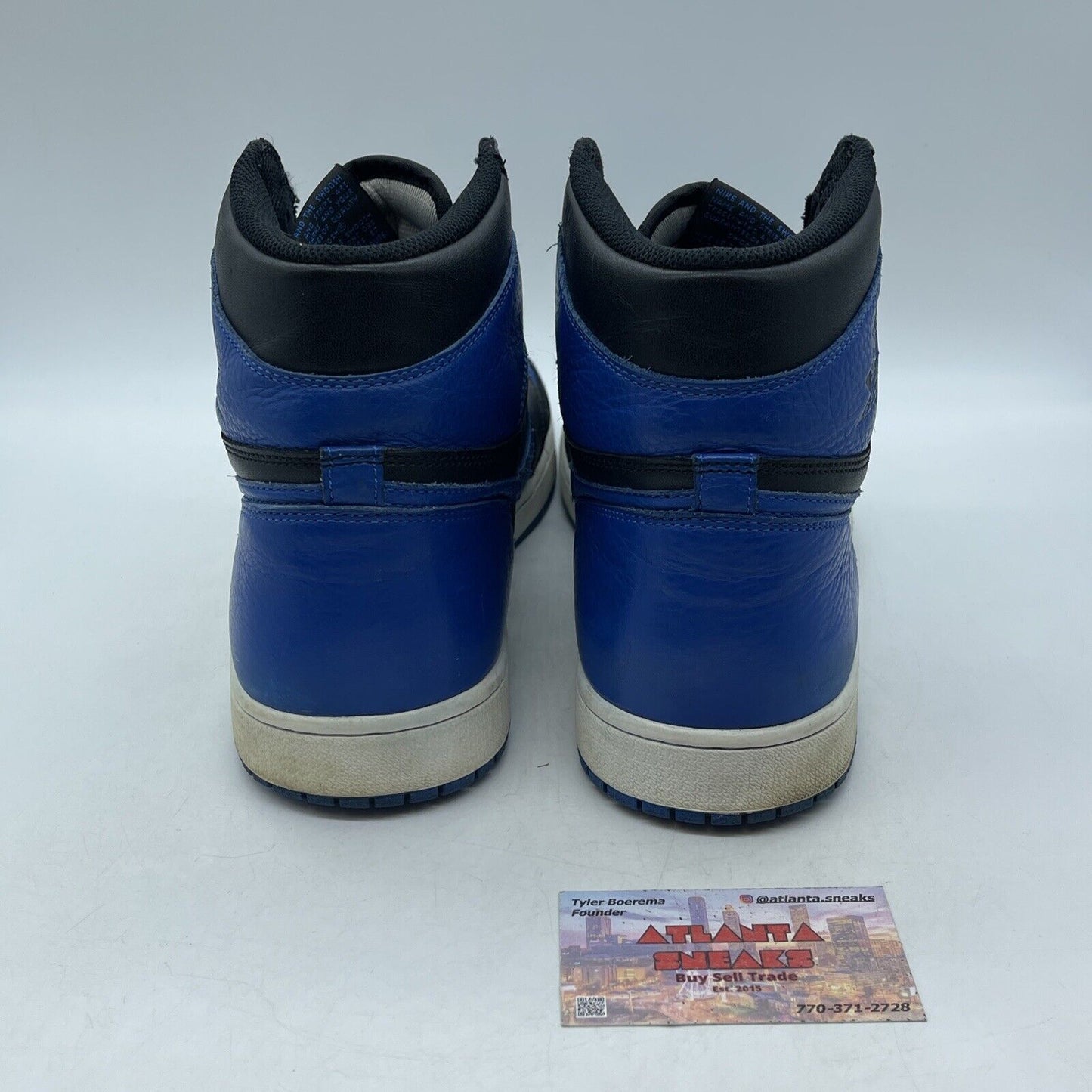 Size 14 - Jordan 1 Retro OG High Royal Blue Black White Leather (555088-007)