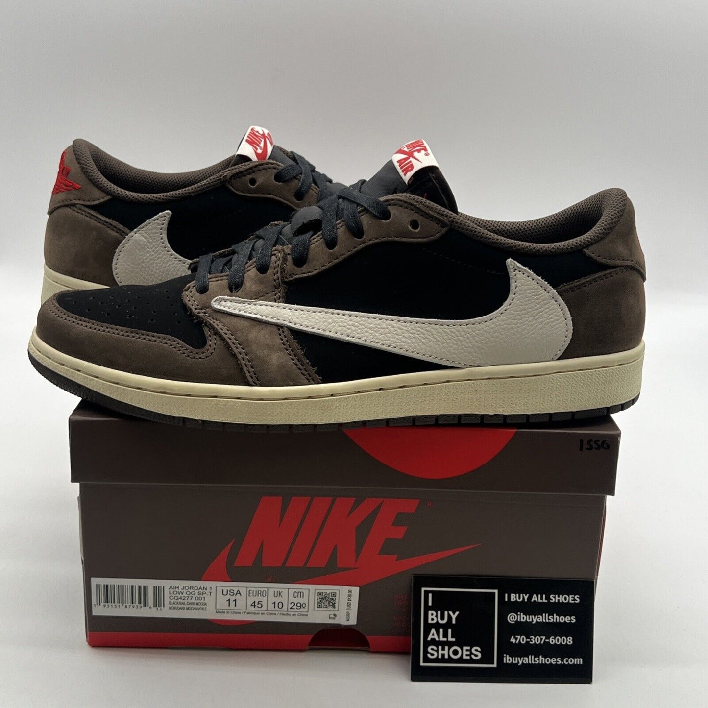 Size 11 - Air Jordan 1 x Travis Scott Low Mocha (CQ4277-001)