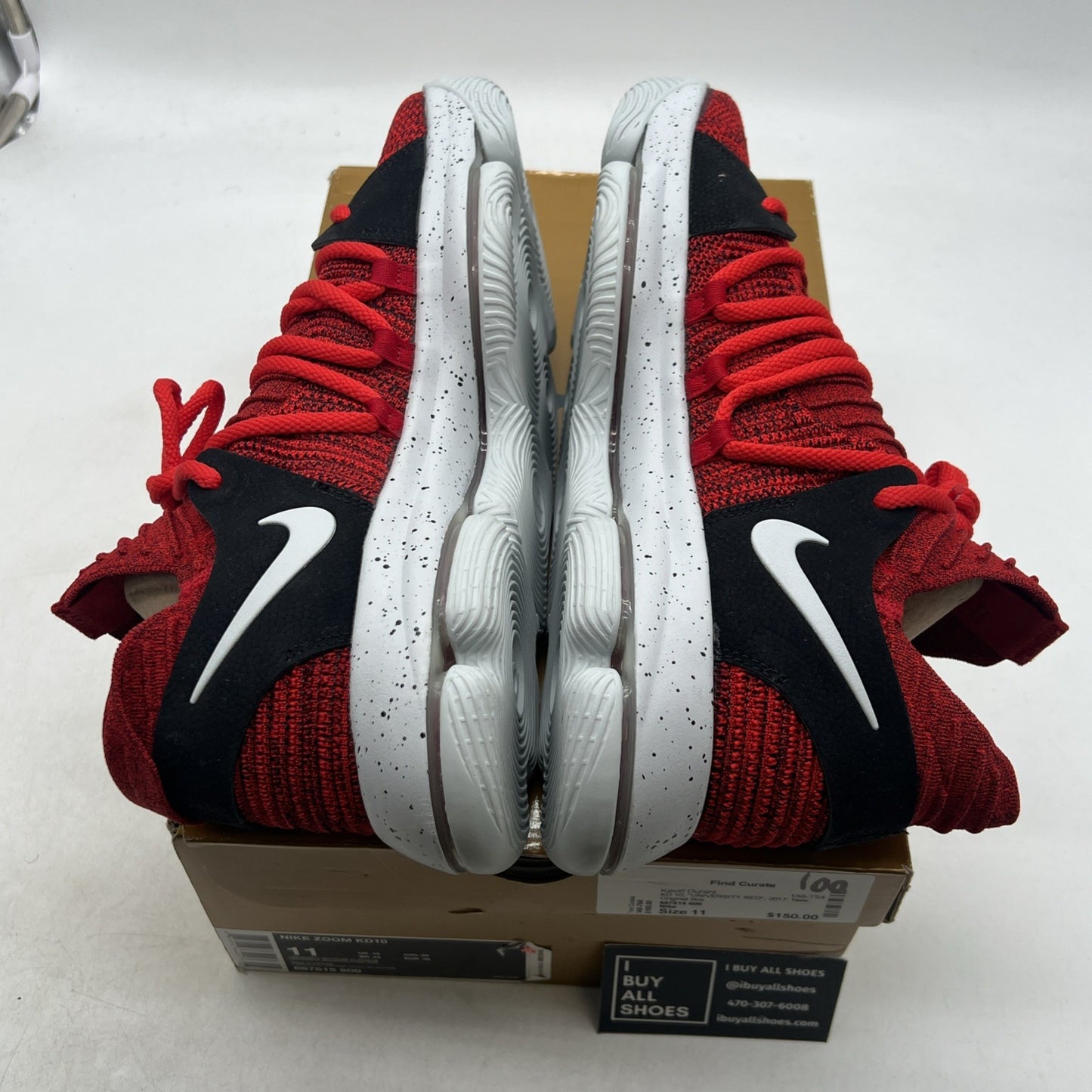 Size 11 - Nike KD 10 Red Velvet (897815-600)