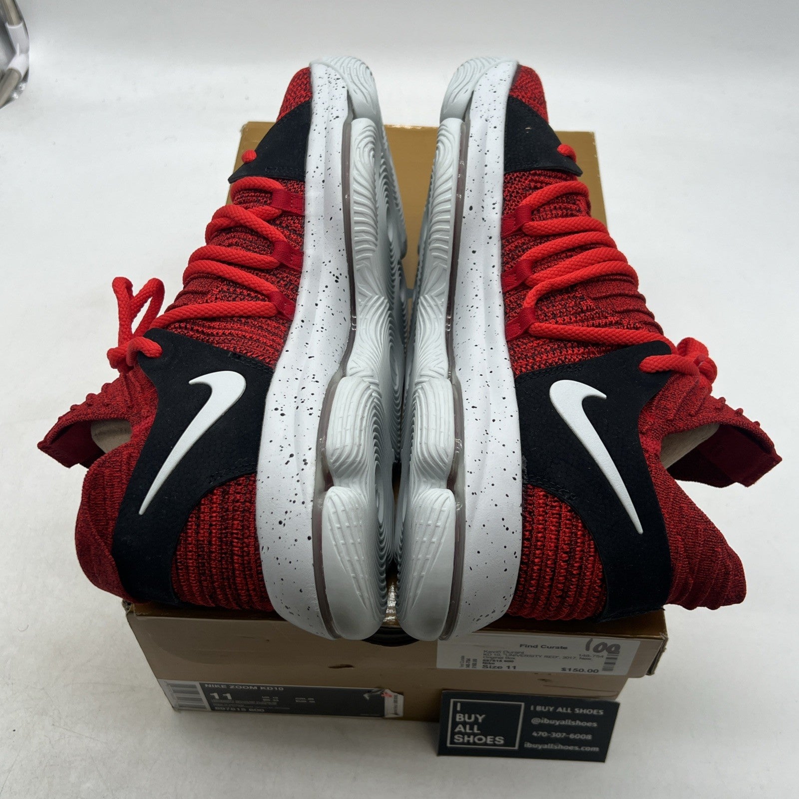 Size 11 - Nike KD 10 Red Velvet (897815-600)