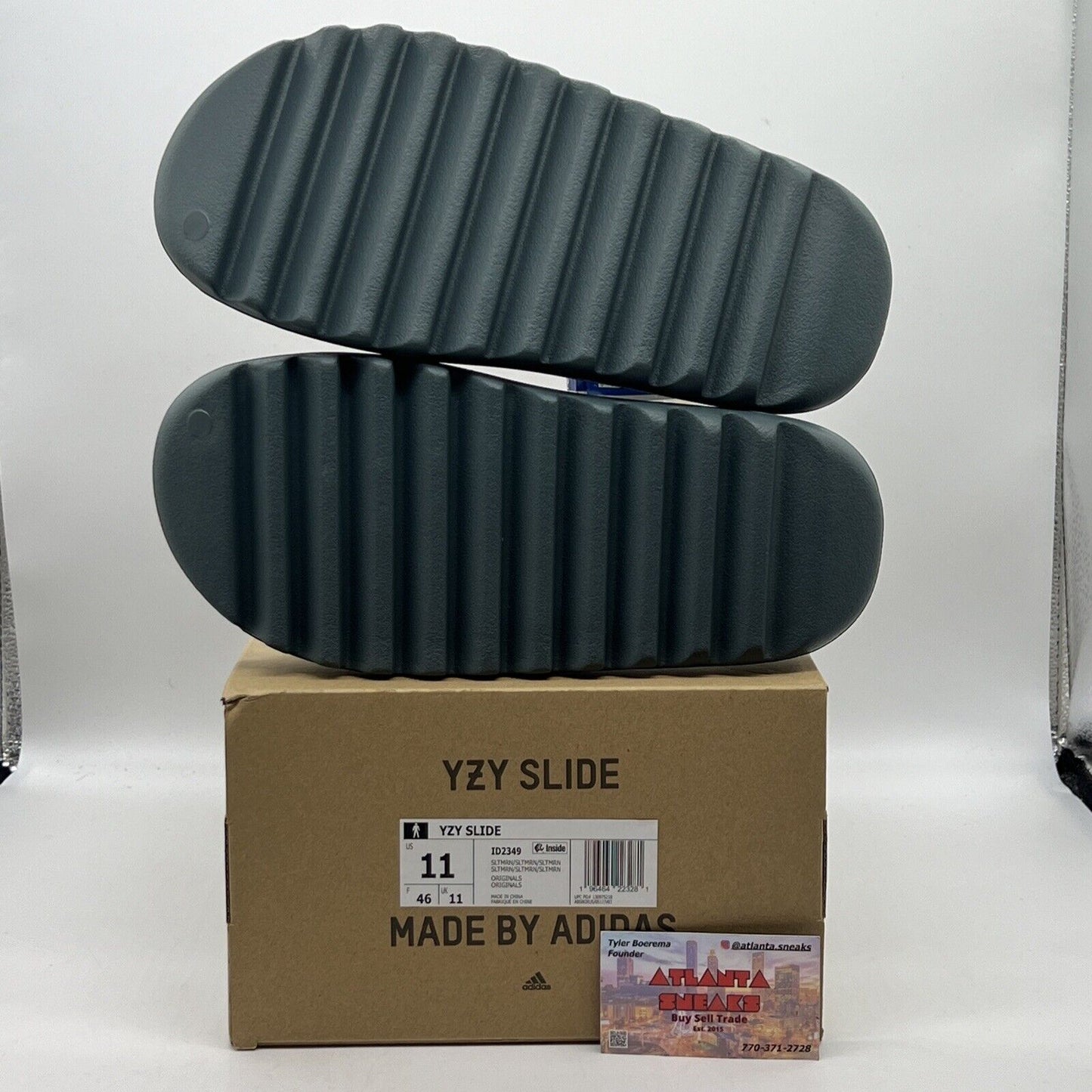 Adidas Yeezy Slide Slate Marine. Brand New/DS. Size 11 Men's Brand New Og All