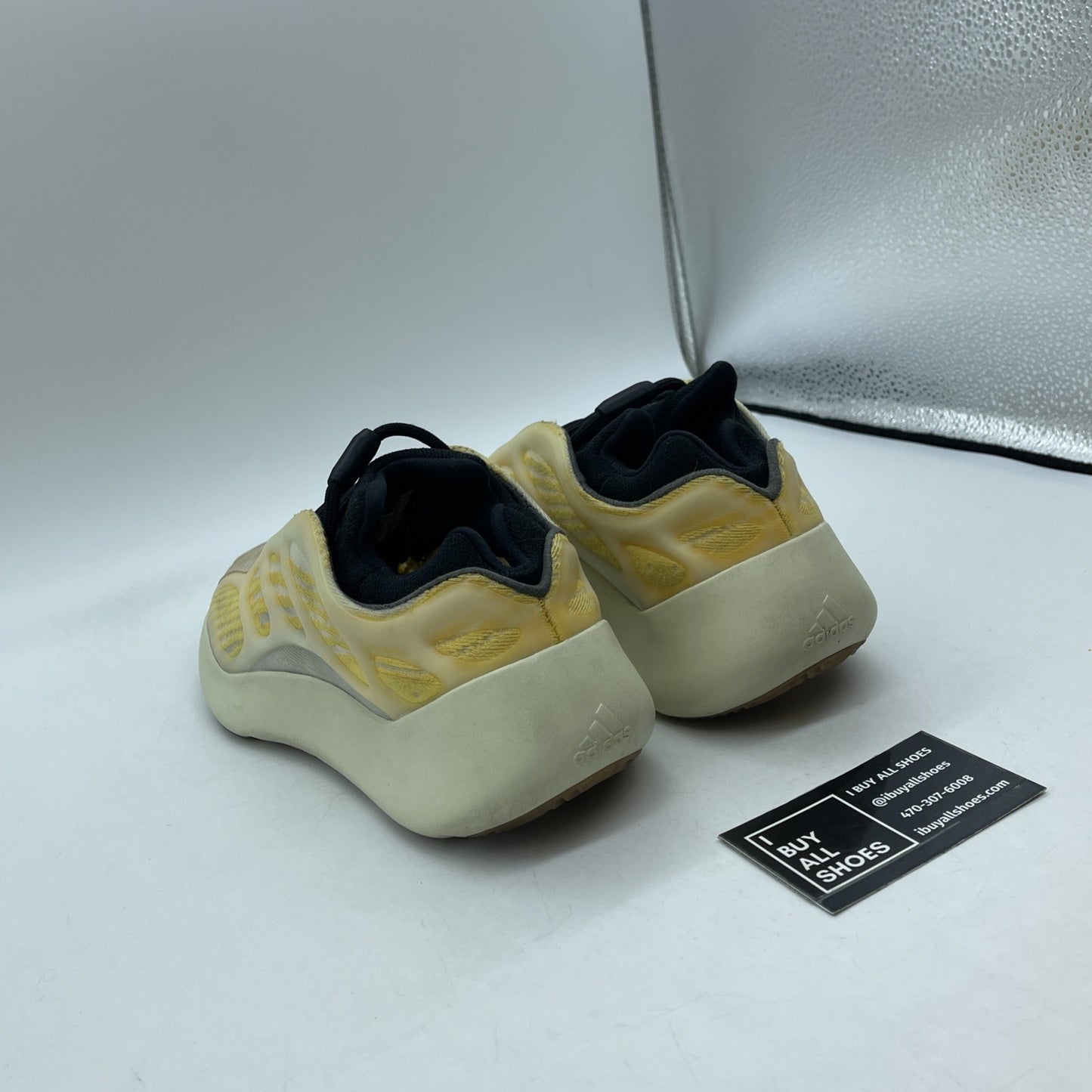 Size 6.5 - adidas Yeezy 700 V3 Mono Safflower Yellow Black Suede (HP5425)