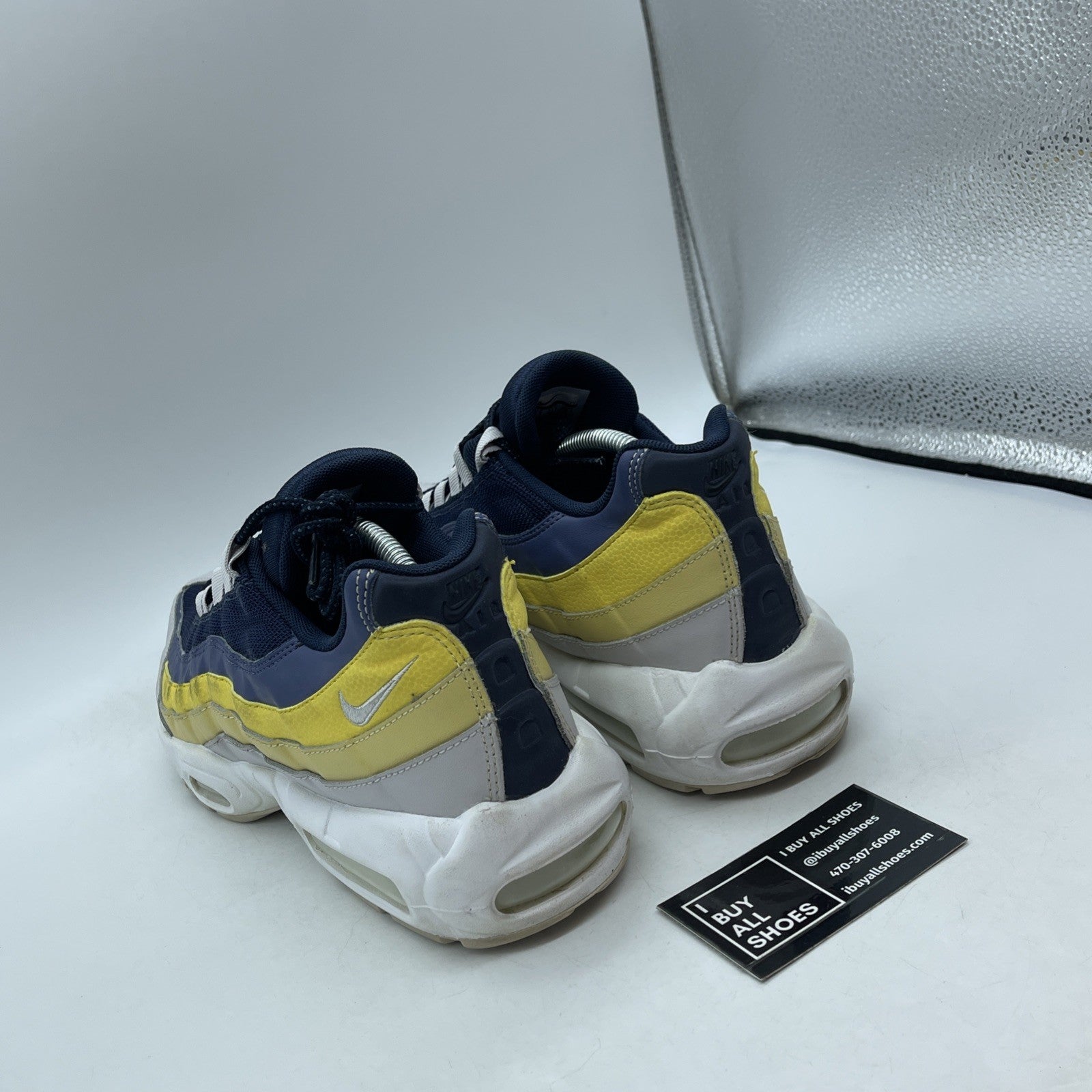 Size 10.5 - Nike Air Max 95 Essential Lemon Wash Suede Leather (749766-107)