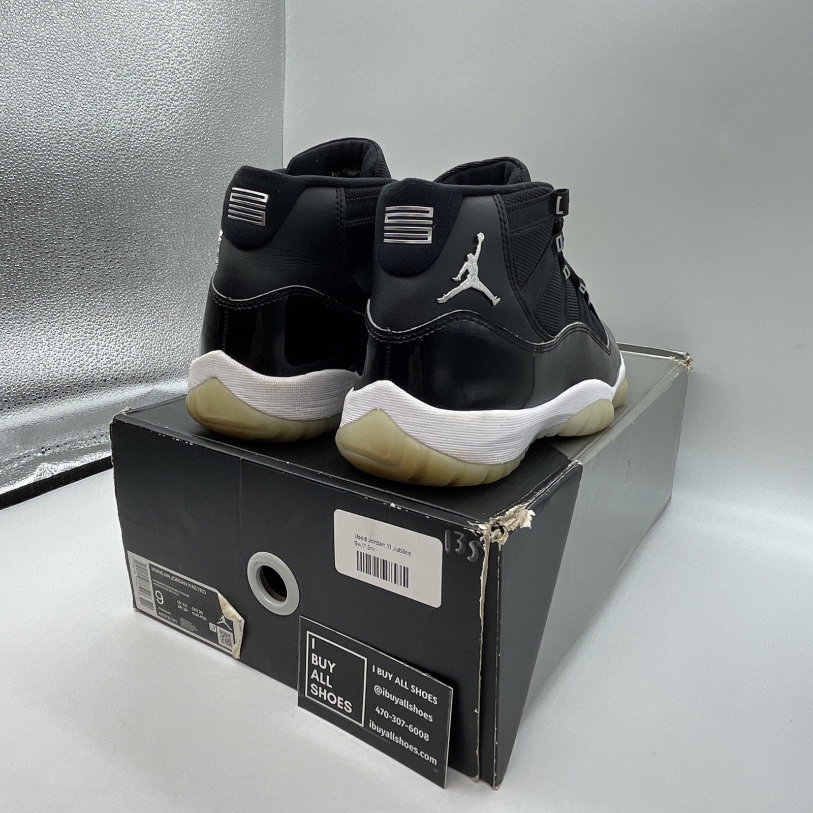 Size 9W - Air Jordan 11 Retro Jubilee / 25th Anniversary Leather (AR0715-011)