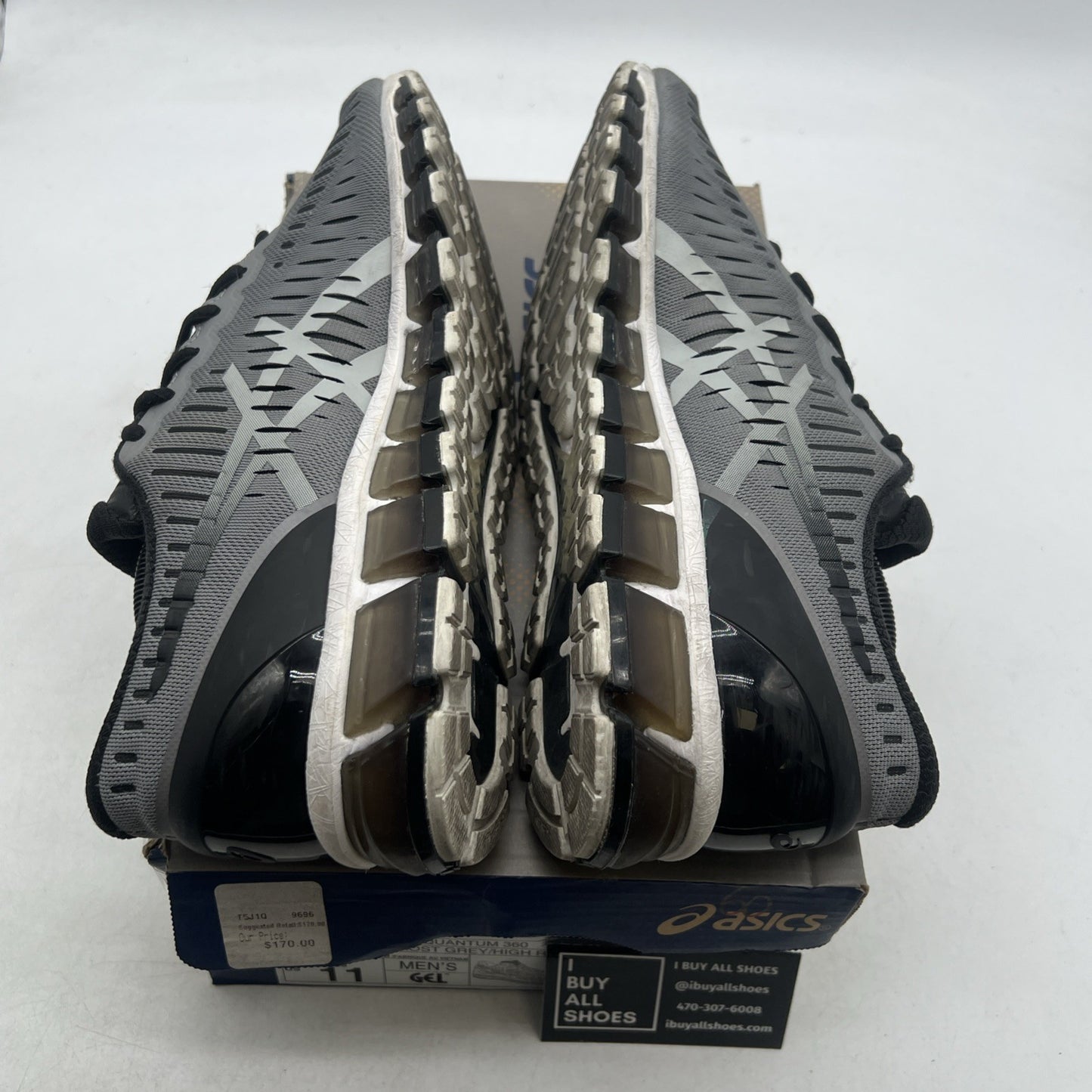 Size 11 - Asics Gel Quantum 360 Running Athletic Shoes Frost Grey (T5J1Q-9696)