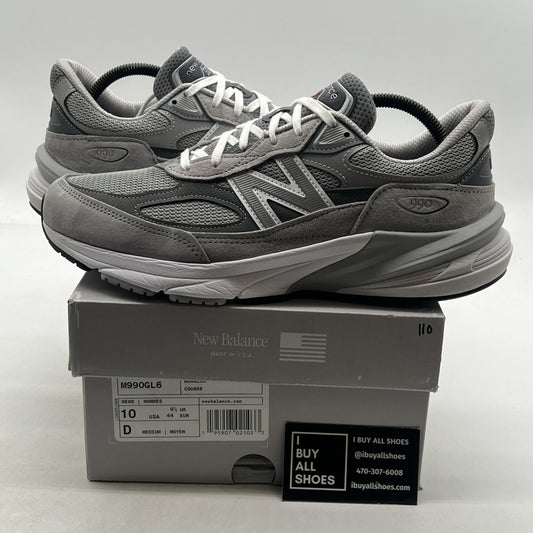 Size 10 - New Balance 990v6 Made in USA Castlerock (M990GL6)