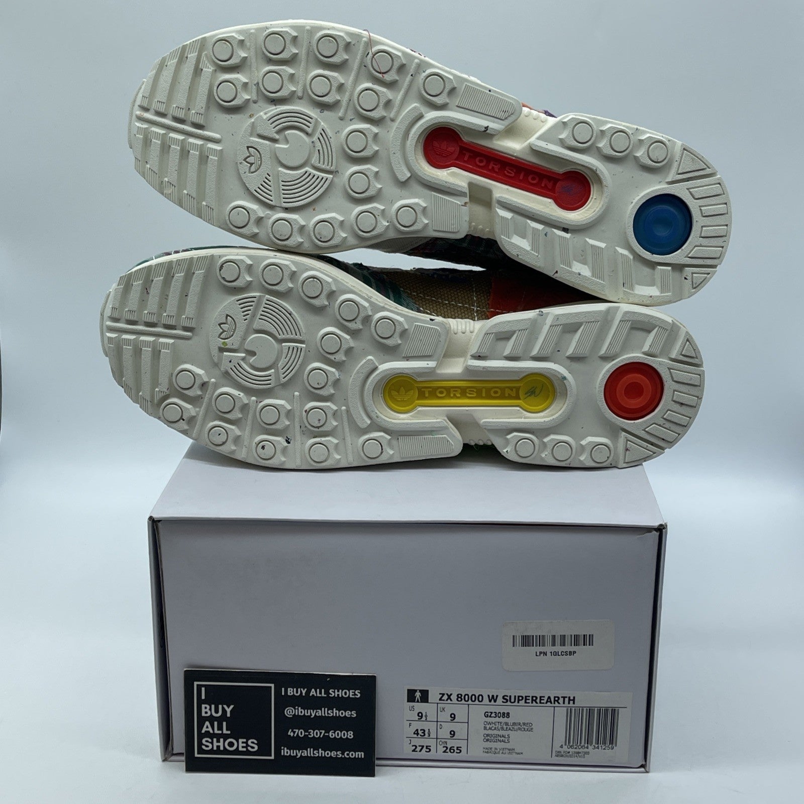 Size 9.5 - adidas Sean Wotherspoon x ZX 8000 A-ZX Series Suede (GZ3088)