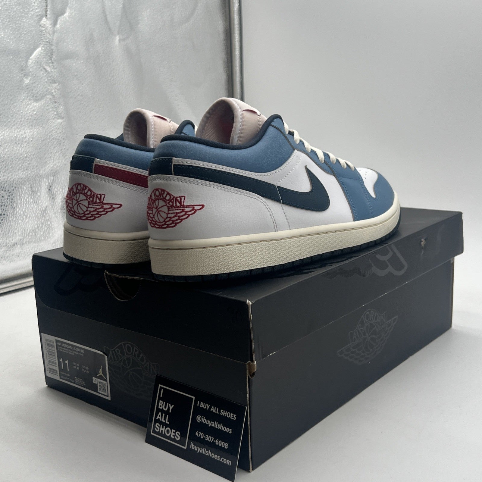 Size 11 - Air Jordan 1 SE Low Motion Pack Armory Blue (HM3711-144)