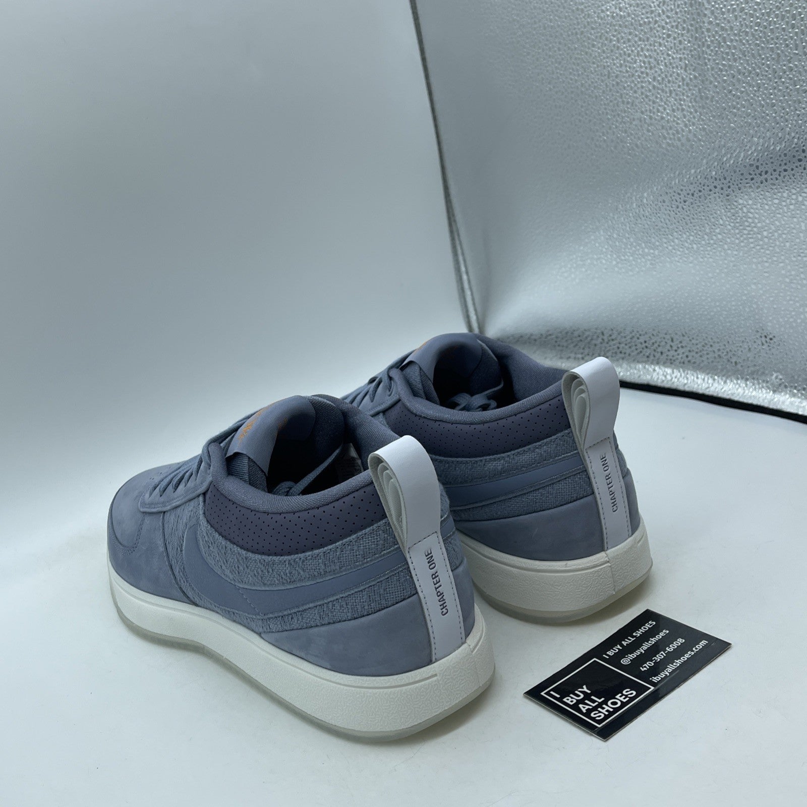 Size 14 - Nike Book 1 Mirage V2 Translucent Outsole Blue Suede (FJ4249-400)