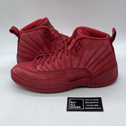 Size 12 - Air Jordan 12 Retro Gym Red Black Suede (130690-601)