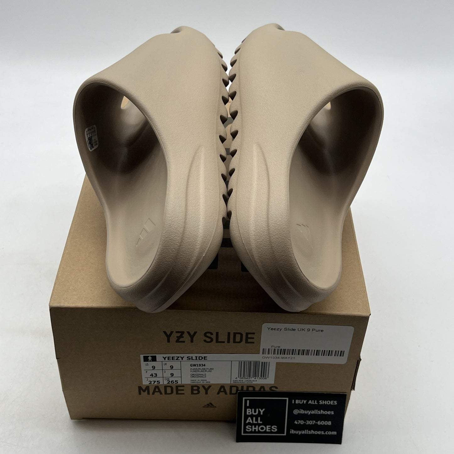 Size 9 - Adidas Yeezy Slide Pure Beige Tan (GW1934)