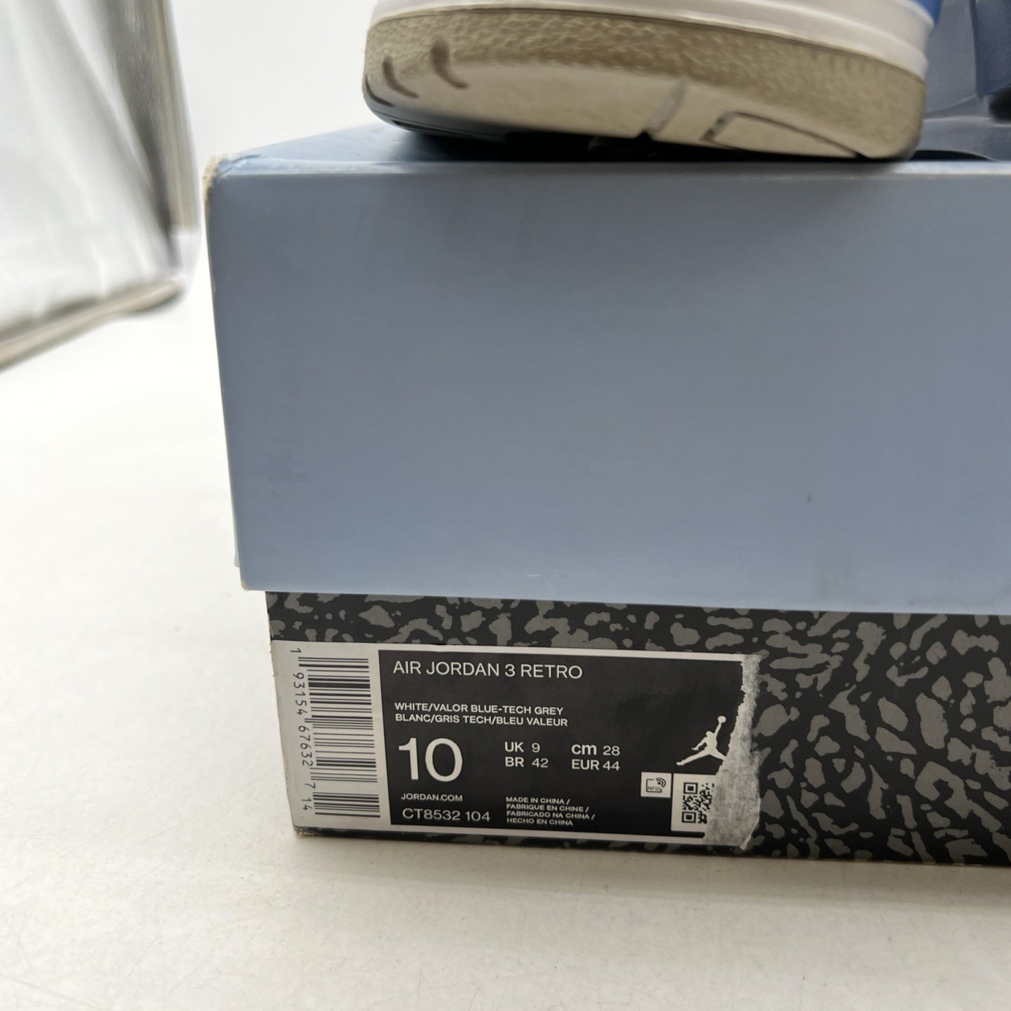 Size 10 - Air Jordan 3 Retro Mid UNC (CT8532-104)