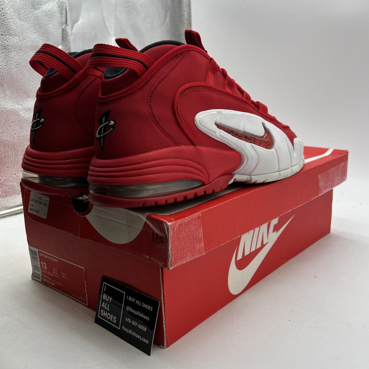 Size 13 - Nike Air Max Penny 1 University Red (685153-600)