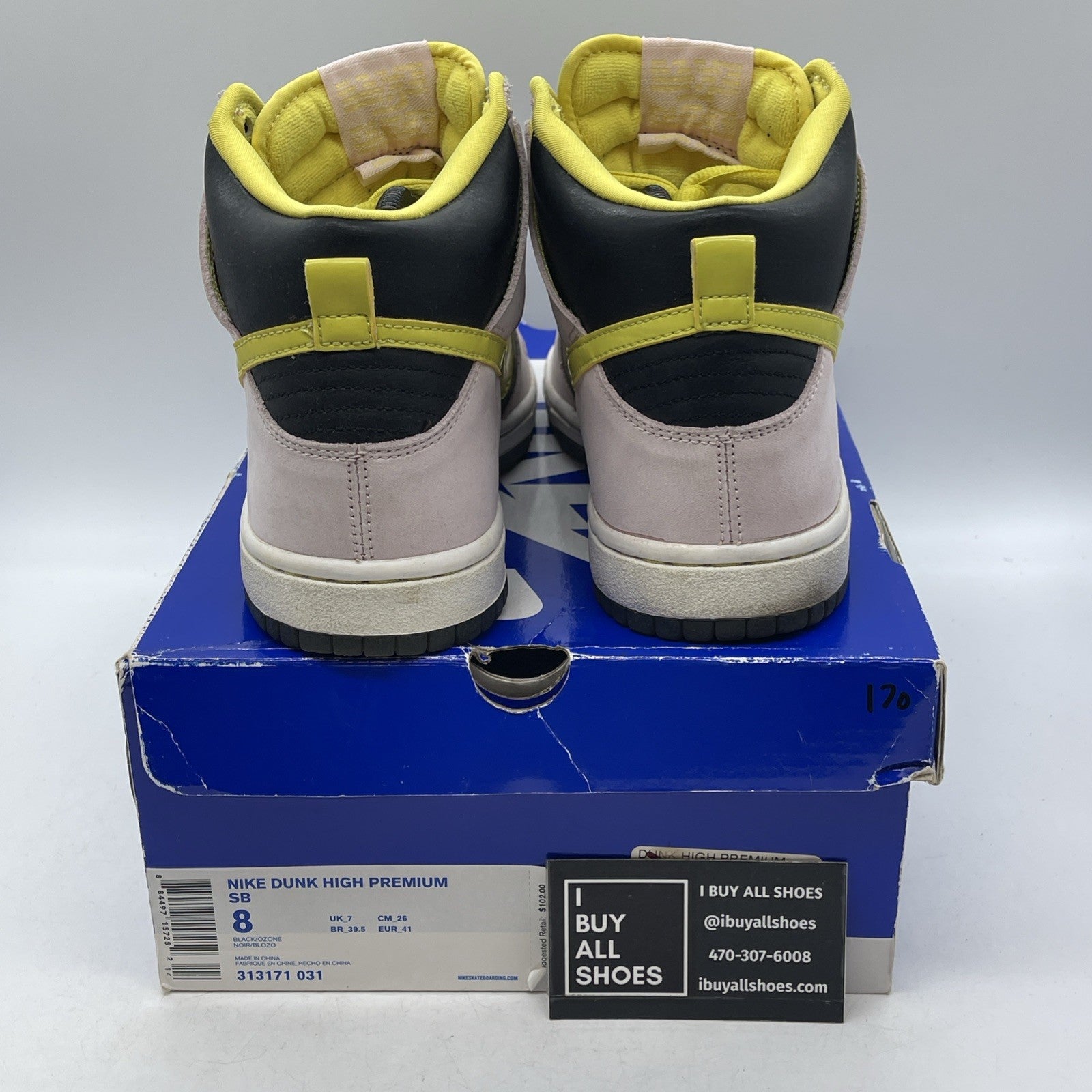 Size 8 - Nike Dunk Premium Sb High Miss Piggy (313171-031)