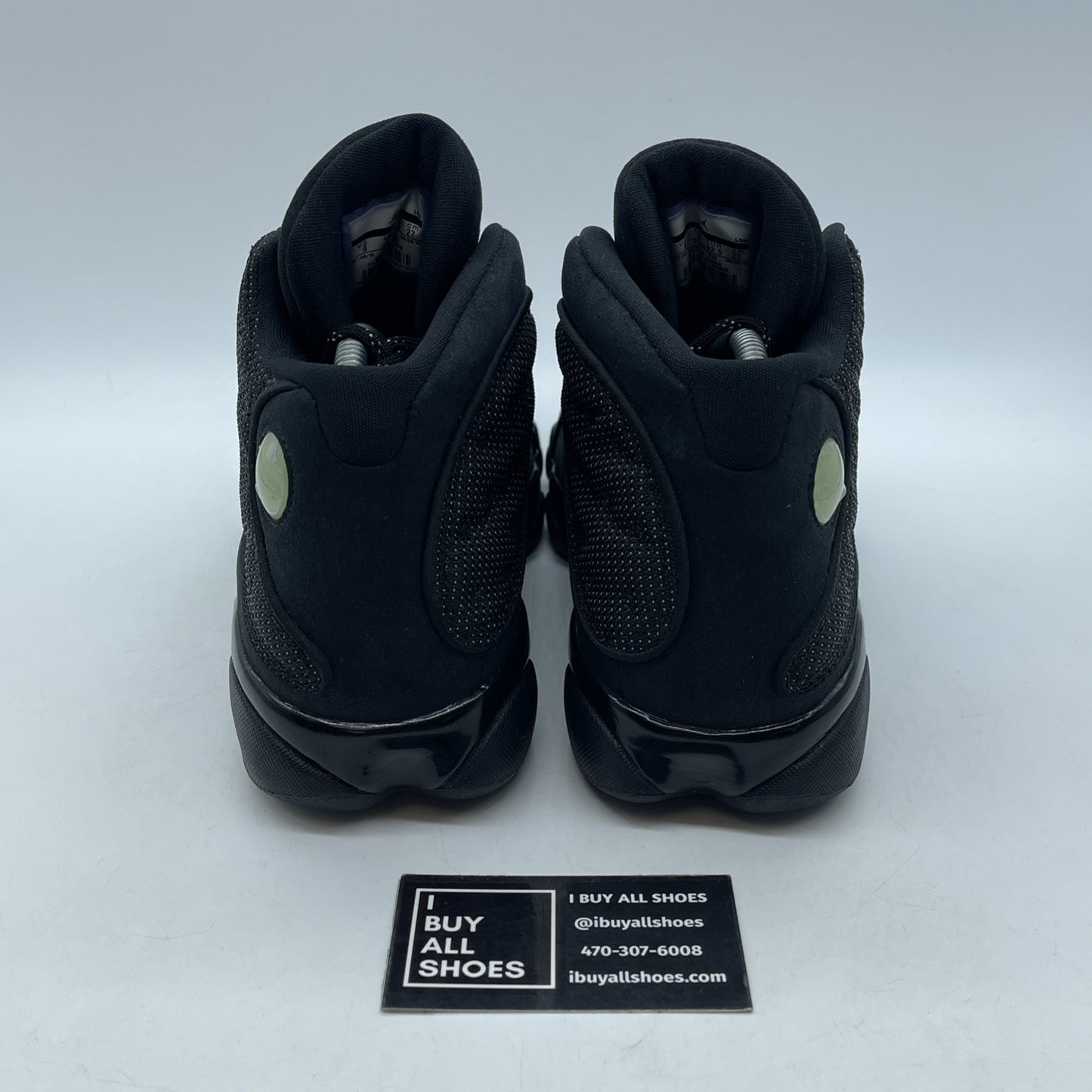Size 9 - Air Jordan 13 Retro Black Cat White Suede (414571-011)