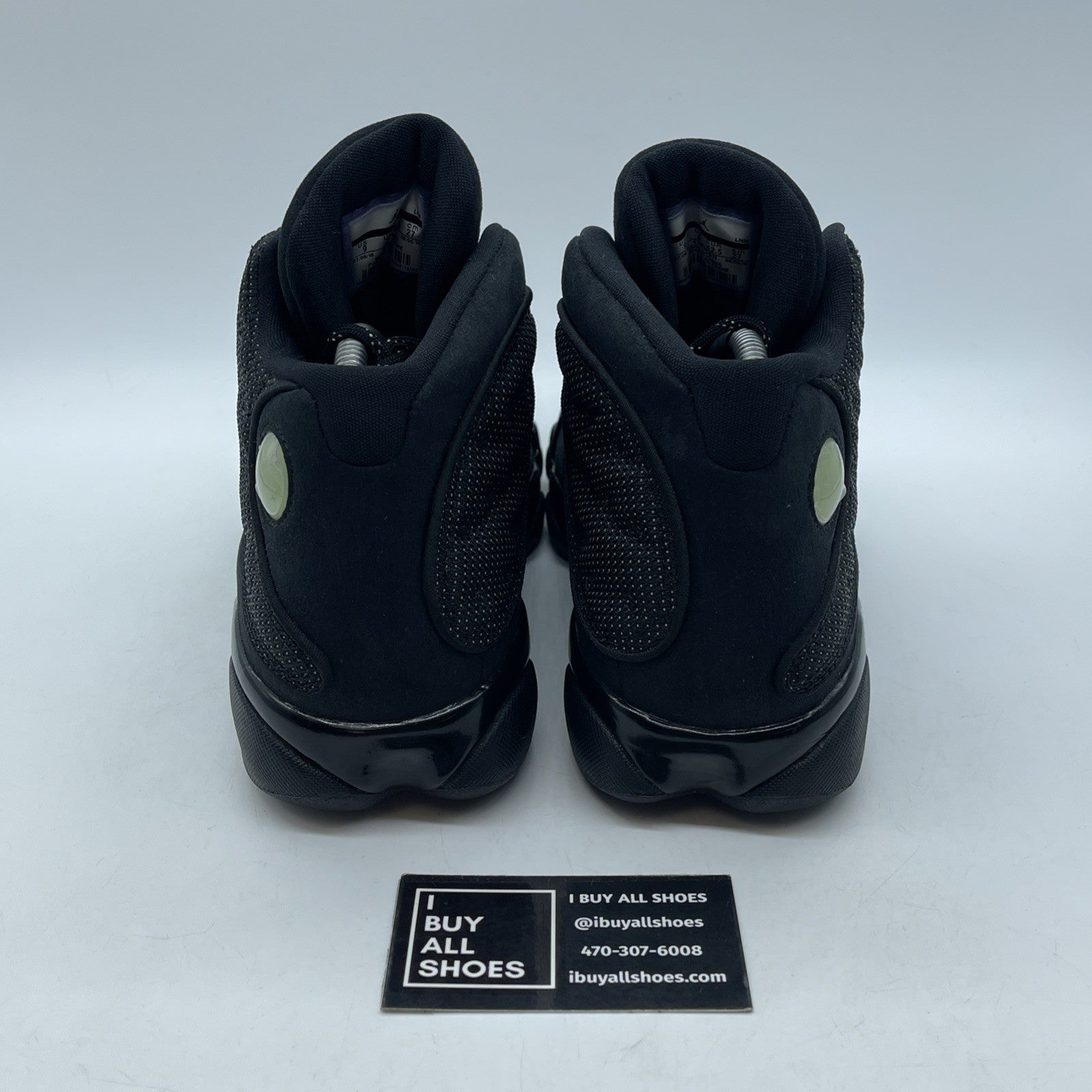 Size 9 - Air Jordan 13 Retro Black Cat White Suede (414571-011)