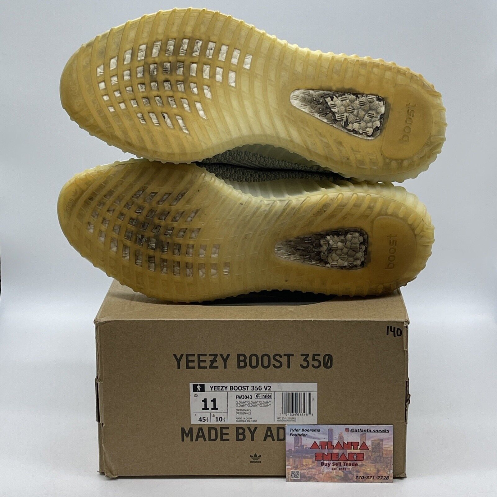 Size 11 - adidas Yeezy Boost 350 V2 Cloud White Non-Reflective White (FW3043)