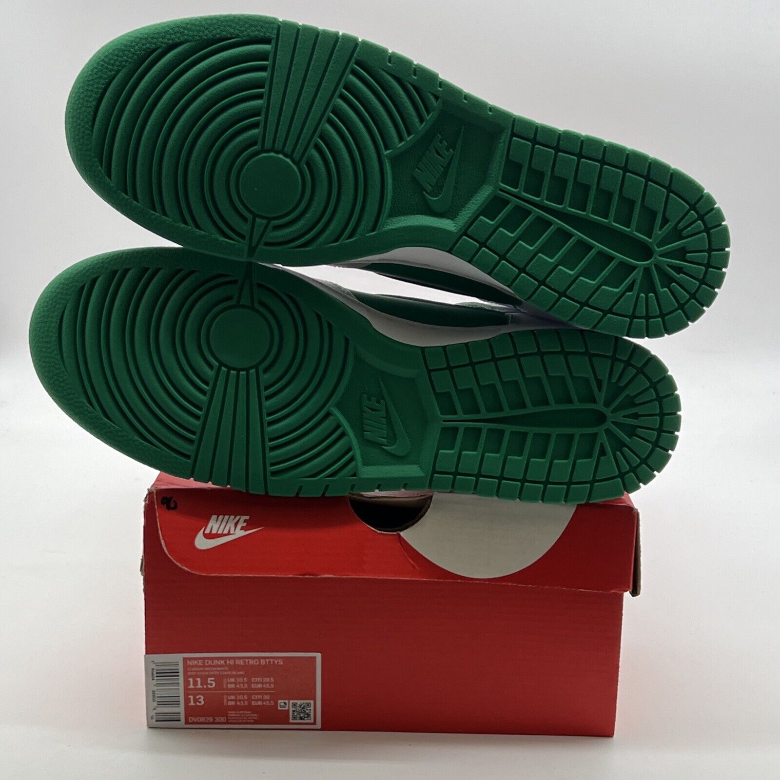 Size 11.5 - Nike Dunk High White Stadium Green (DV0829-300)