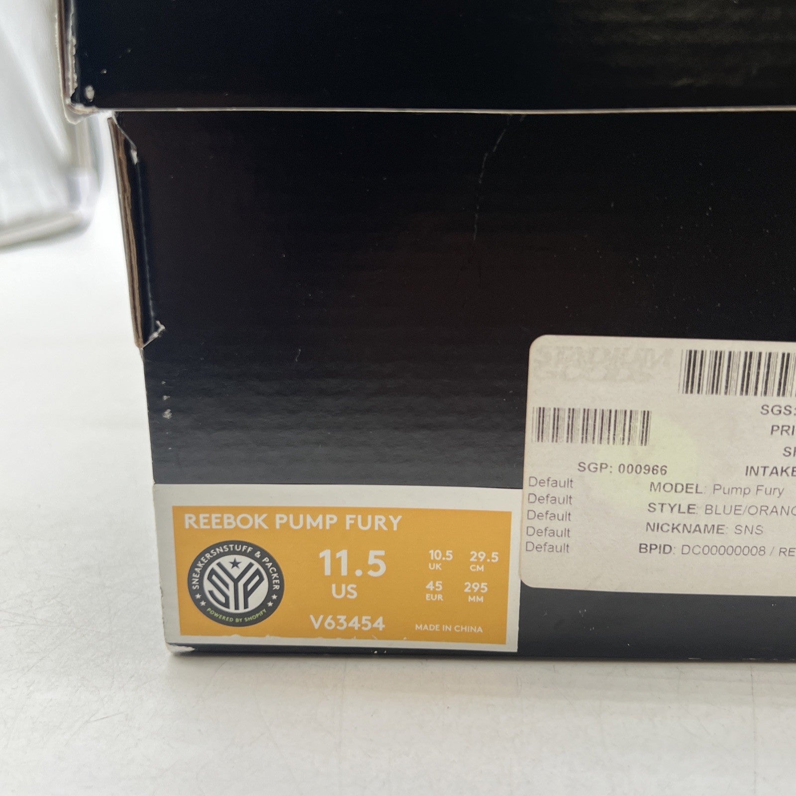 Size 11.5 - Reebok Sneakersnstuff x Token 38 x Packer x InstaPump Fury (V63454)