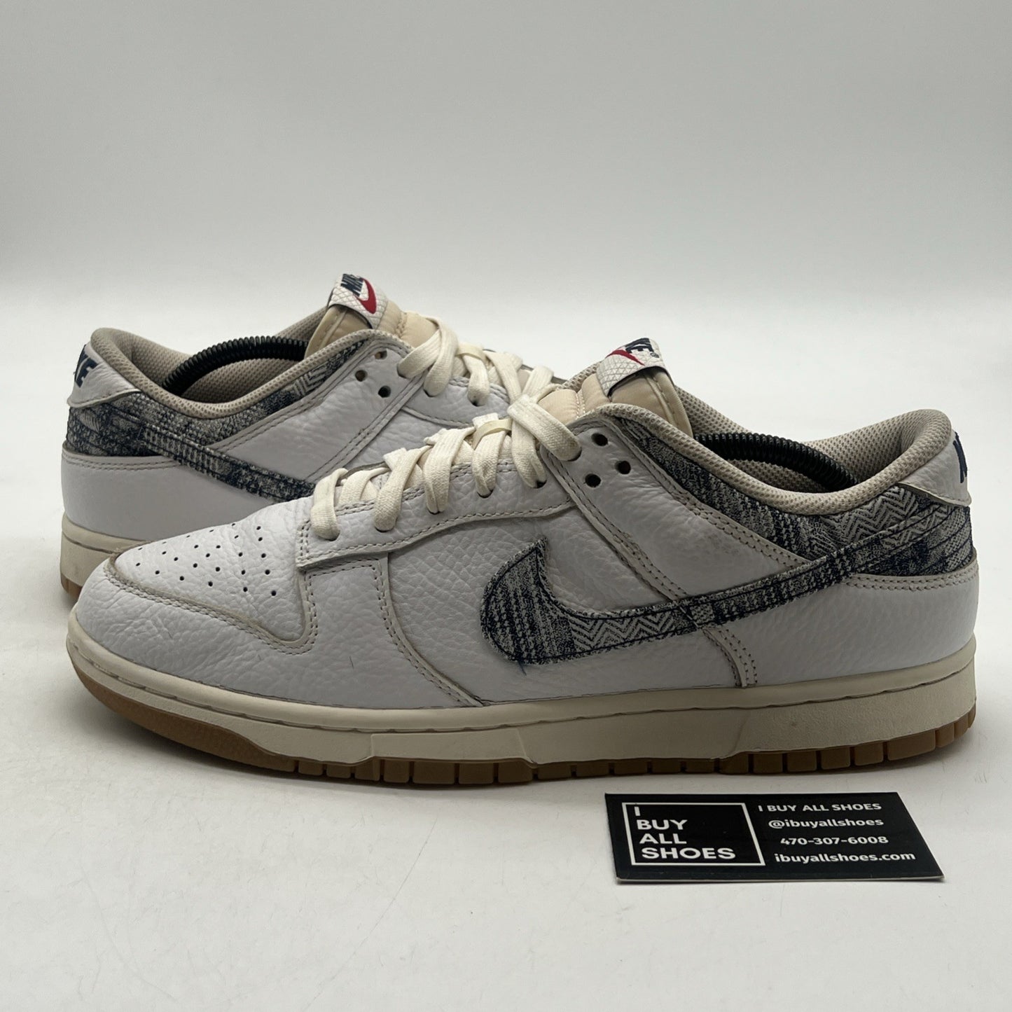 Size 11 - Nike Dunk Low Washed Denim (FN6881-100)