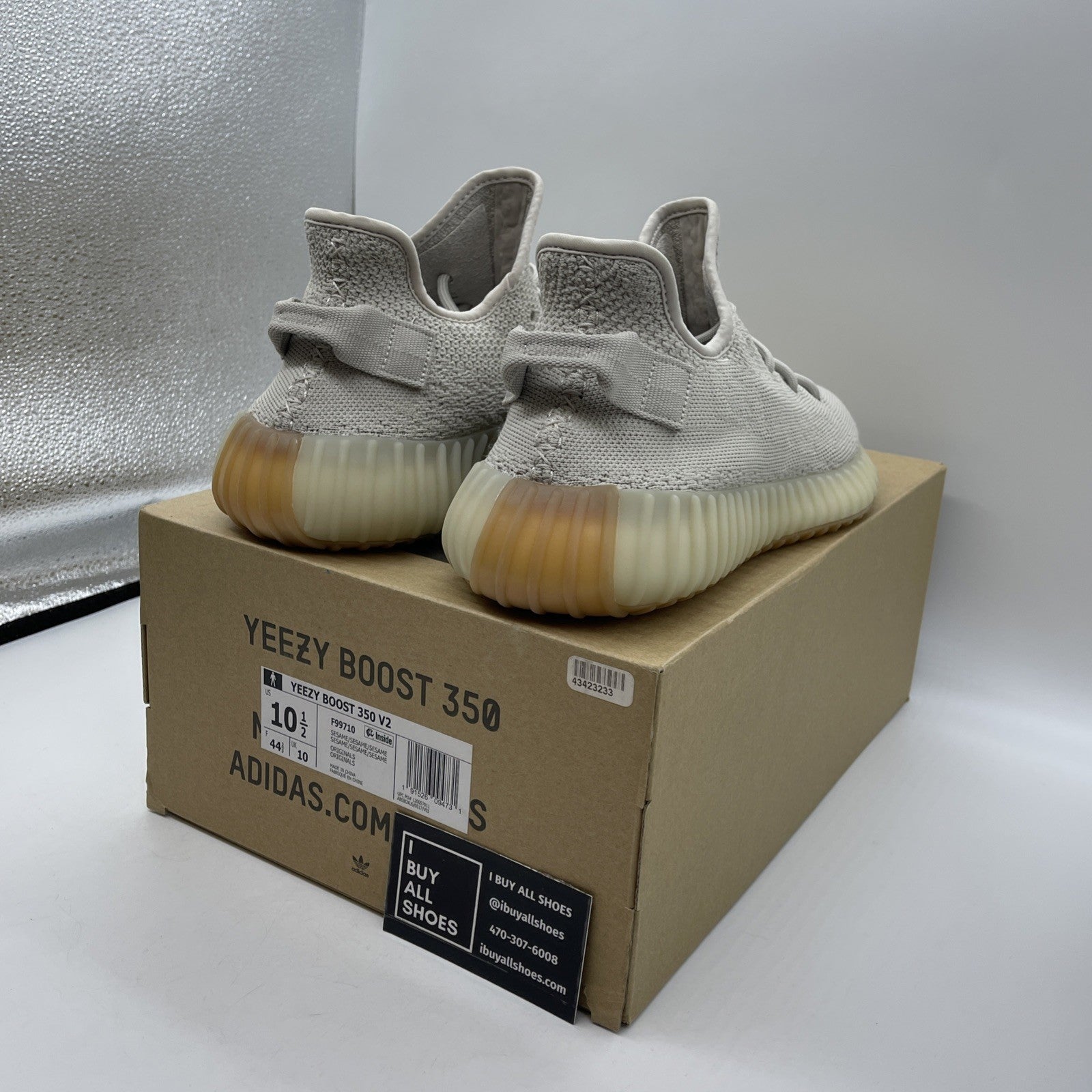 Size 10.5 - adidas Yeezy Boost 350 V2 Low Sesame Brown Suede (F99710)
