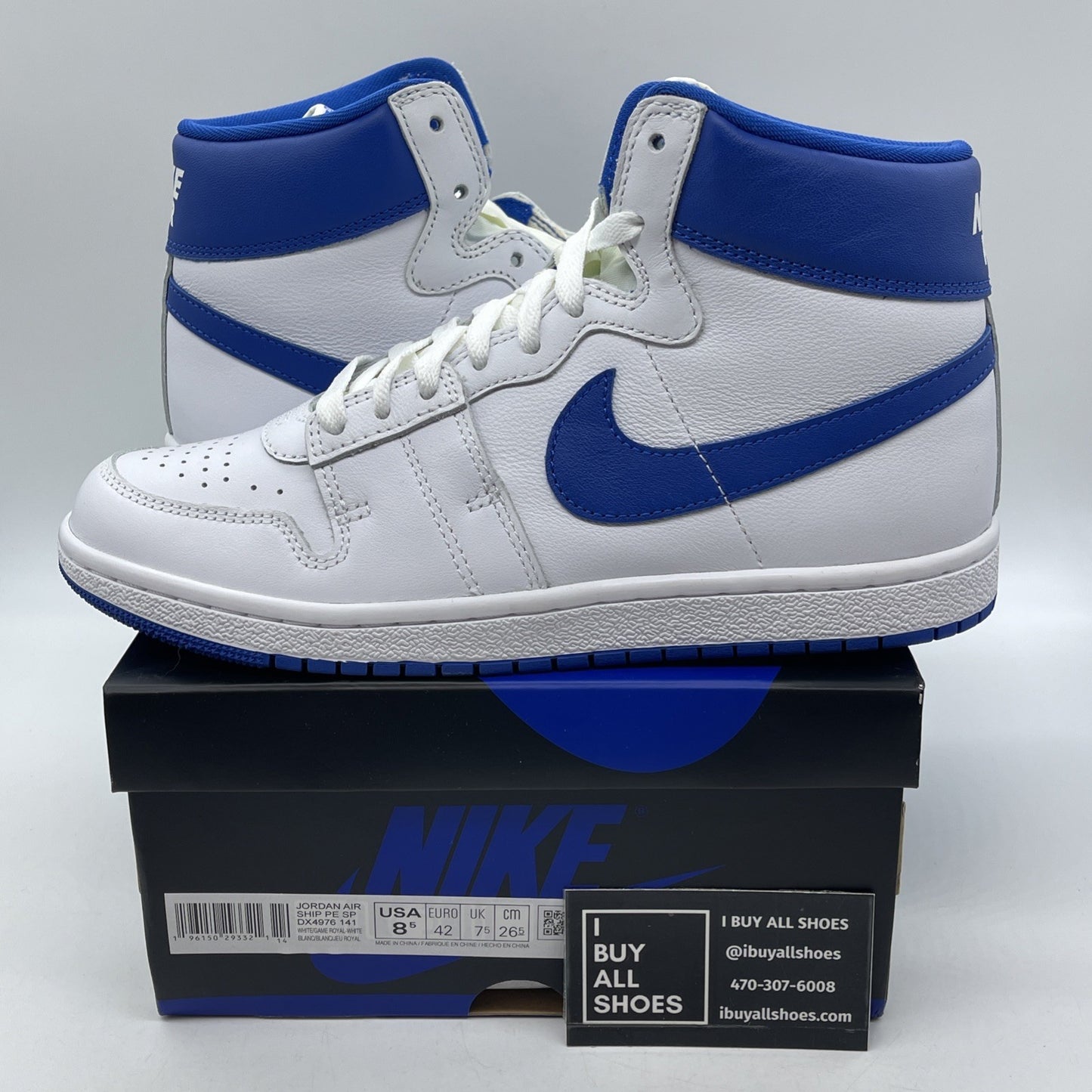 Size 8.5 - A Ma Maniére x Jordan Air Ship PE SP Game Royal Leather (DX4976-141)