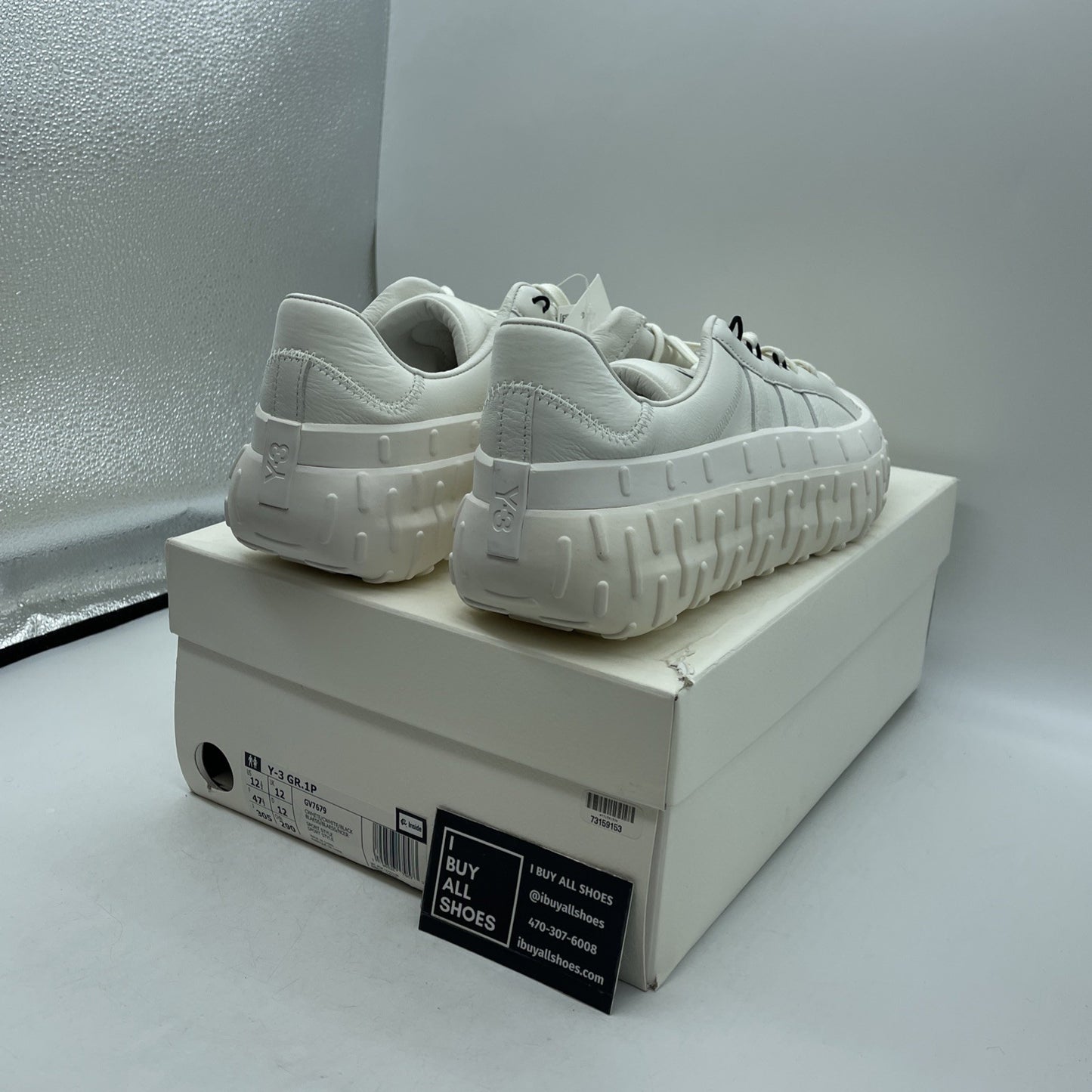 Size 12.5 - Adidas Y-3 GR.1P Core White (GV7679)
